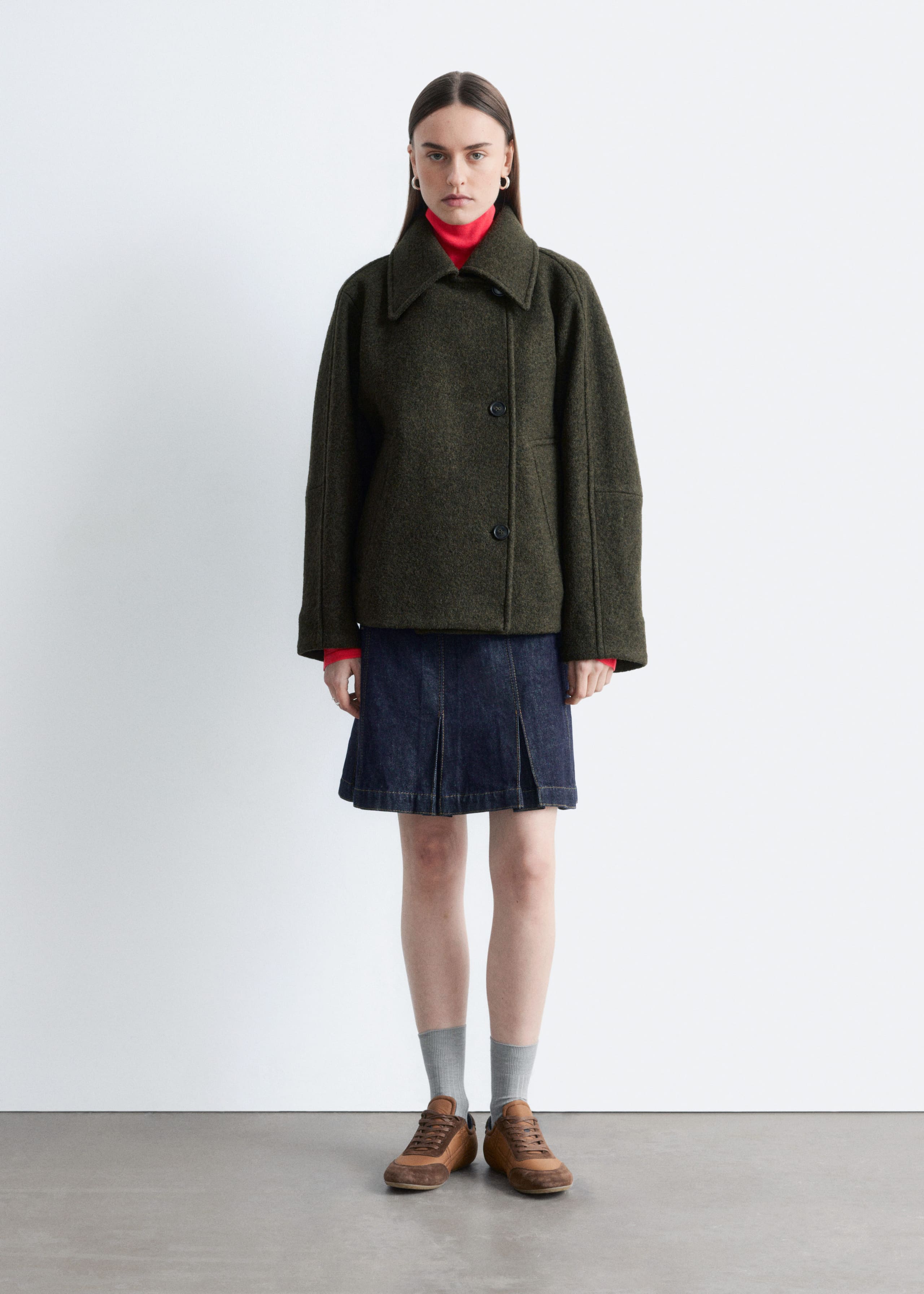 Image of Oversized Wool Jacket