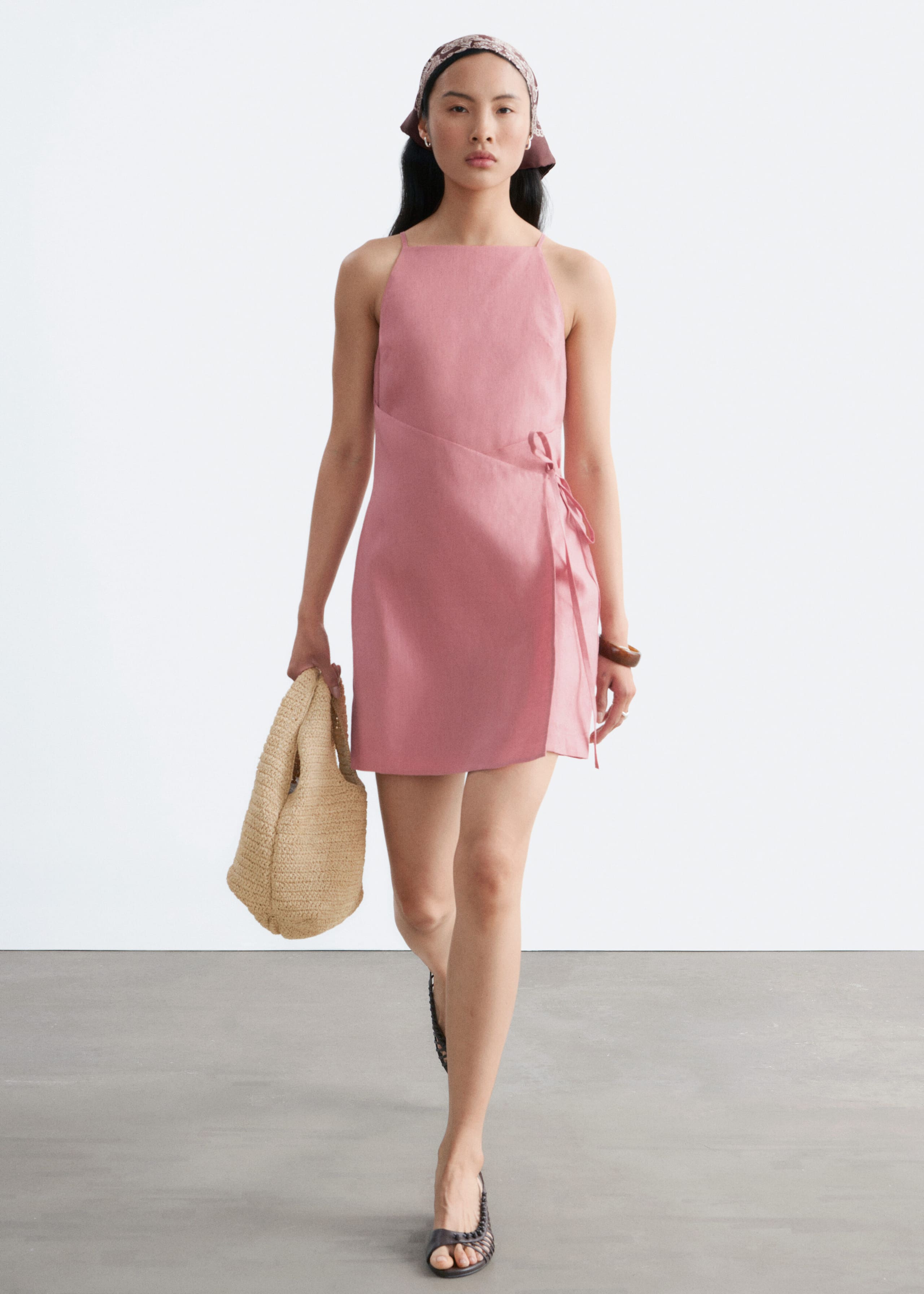 Image of Linen Mini Dress