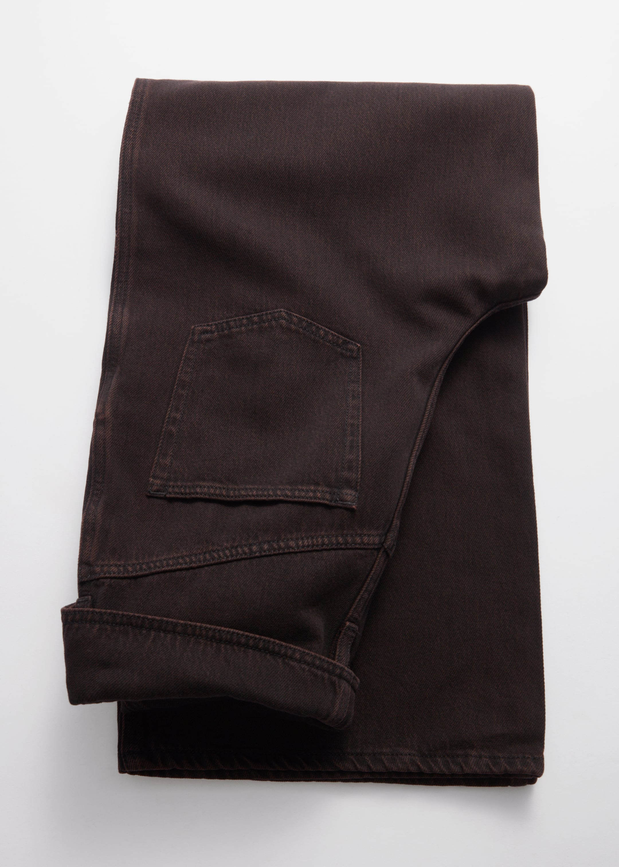View larger image: Wide-Leg Paperbag Jeans - Dark brown - Ladies | H&M GB 8