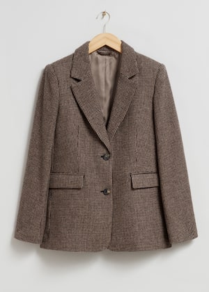 Dusty Brown Checked