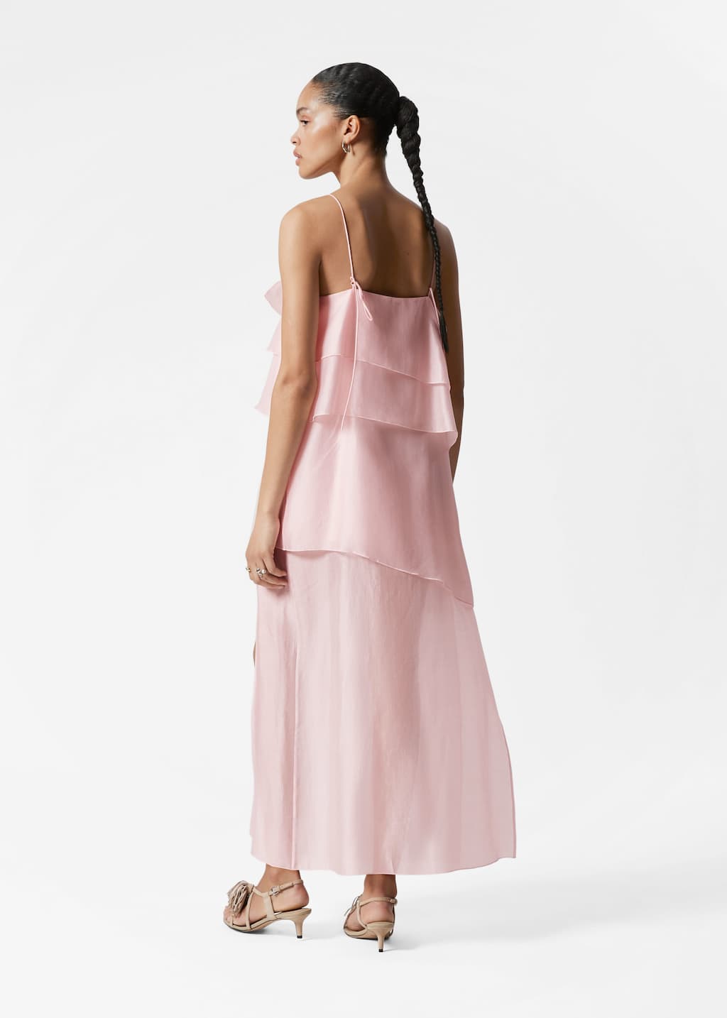 Image of Maxikleid mit Blumenapplikation