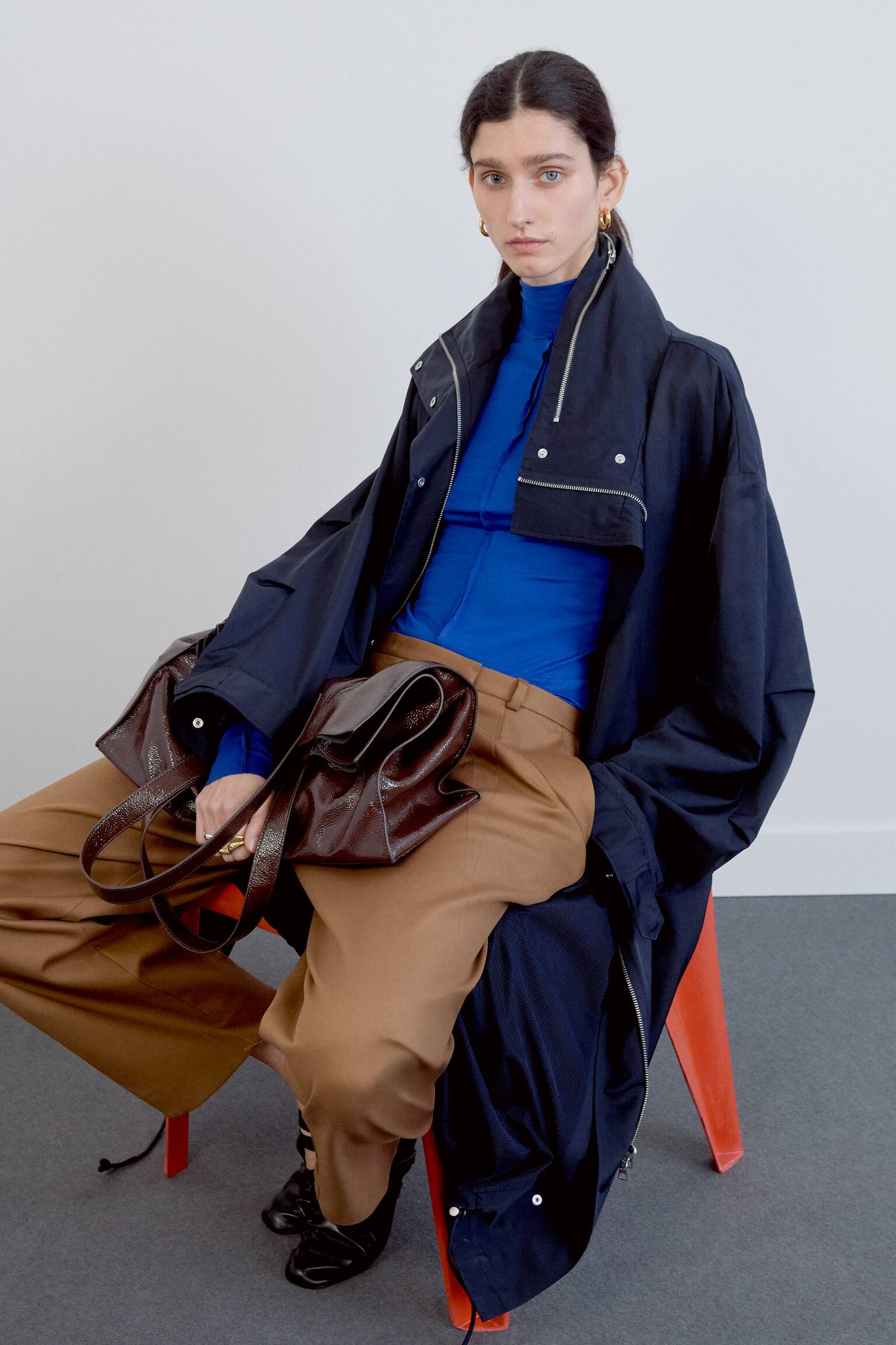 Dolcevita a maniche lunghe - Blu brillante/Turchese - 6