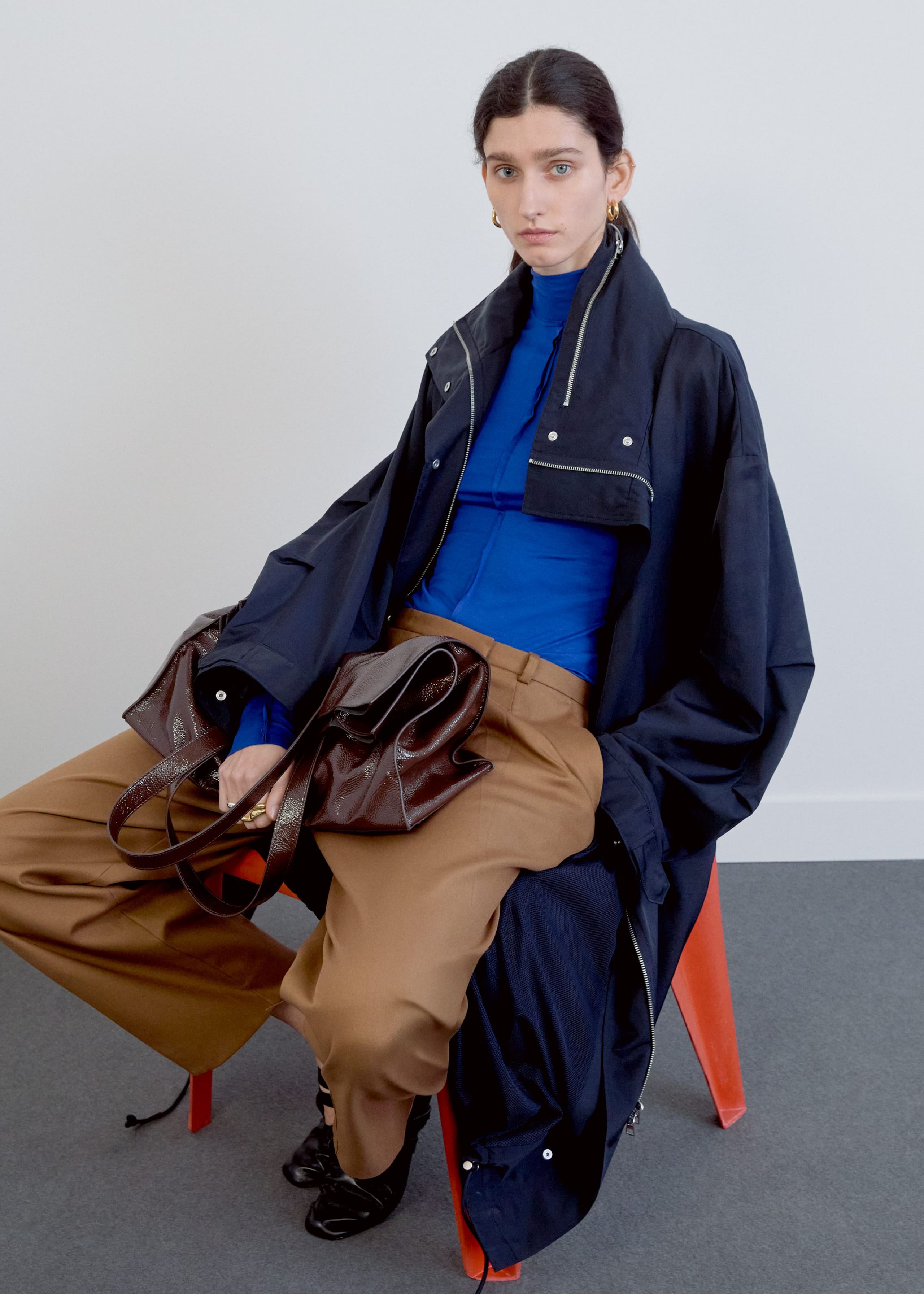 Image of Langärmliges Rollkragen-Oberteil