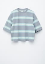 Turquoise/Grey Stripes