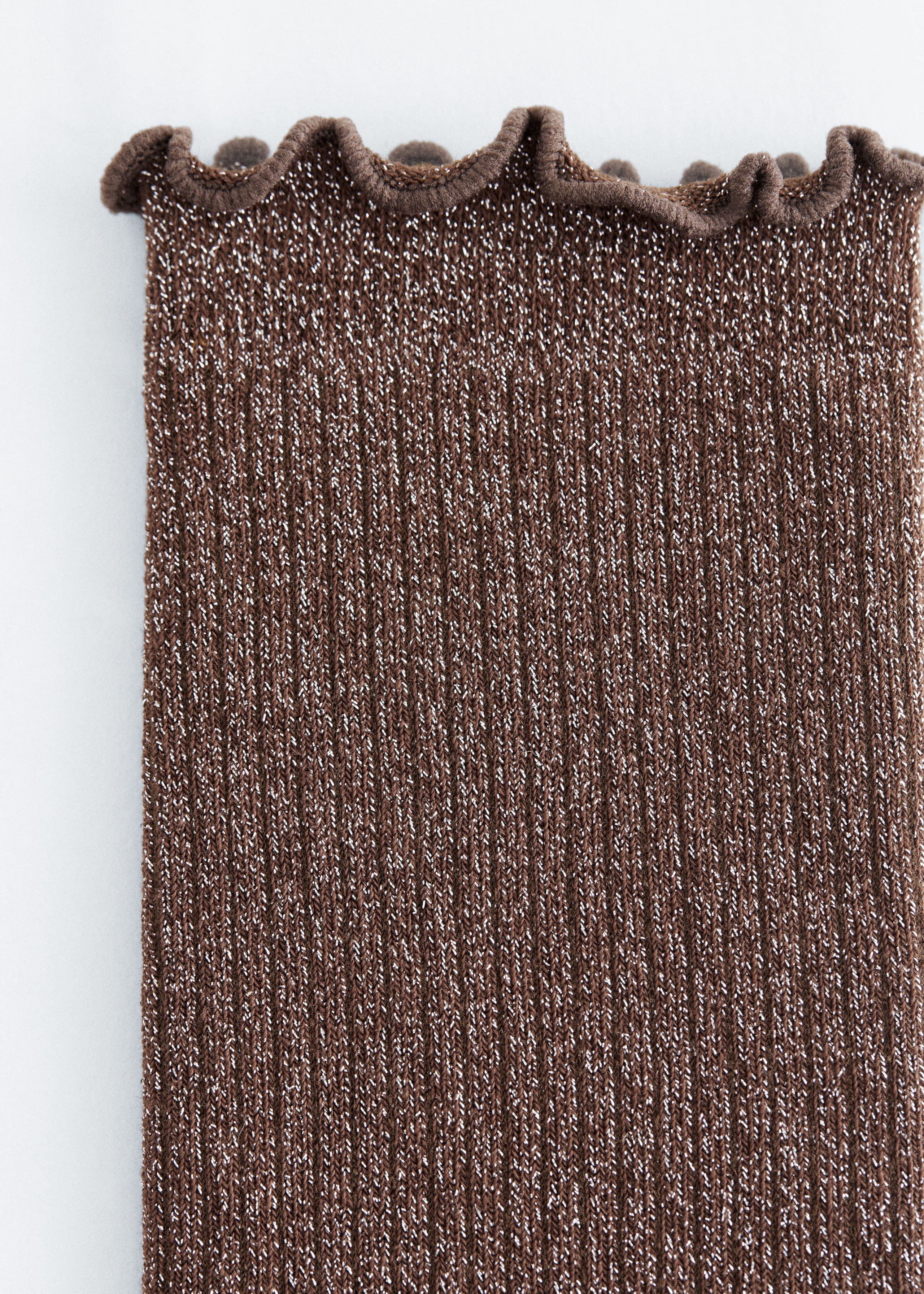 Image of Glitterstrumpor med volanger