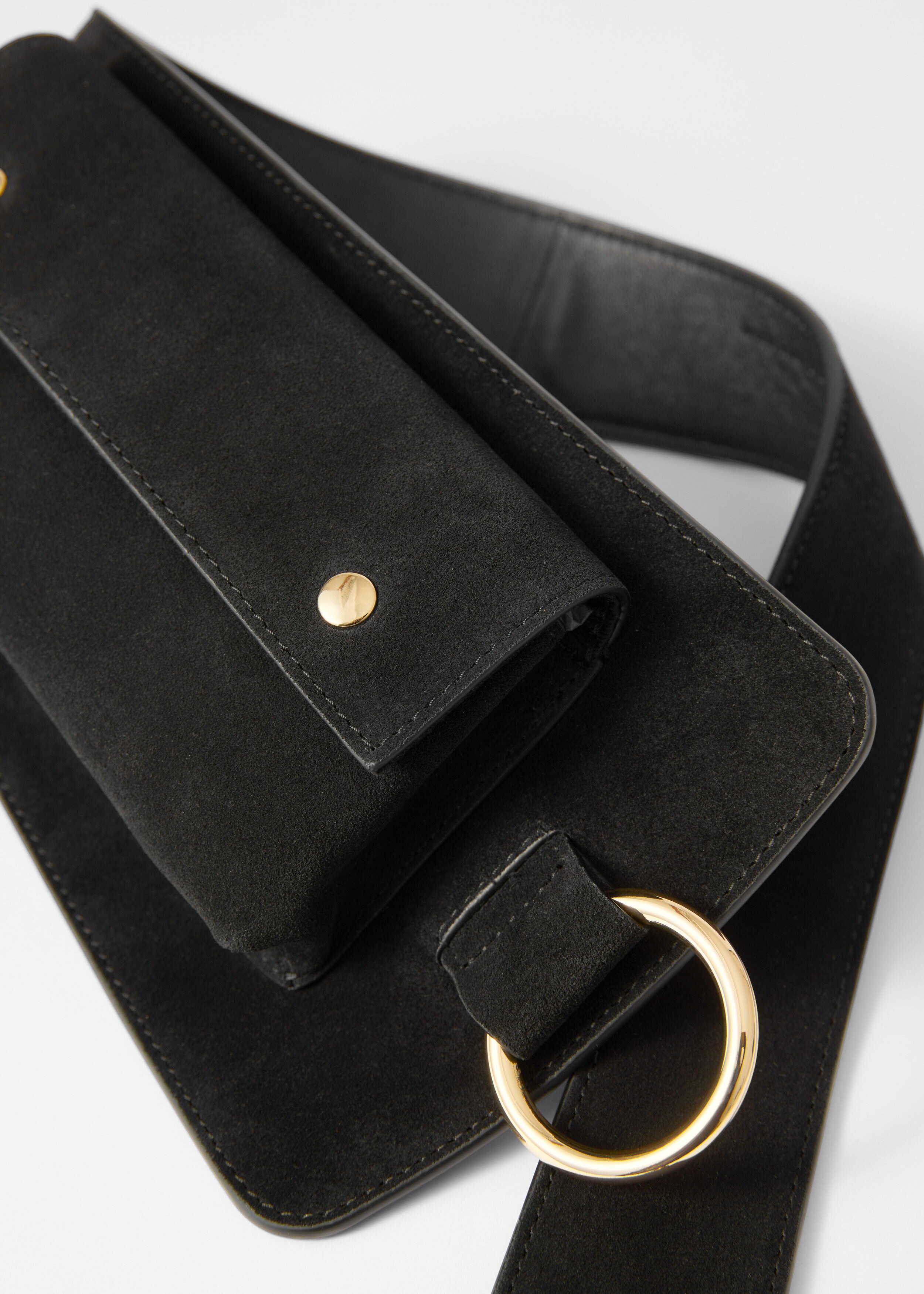 Suede Belt Bag - Black - Accessories - & Other Stories BE