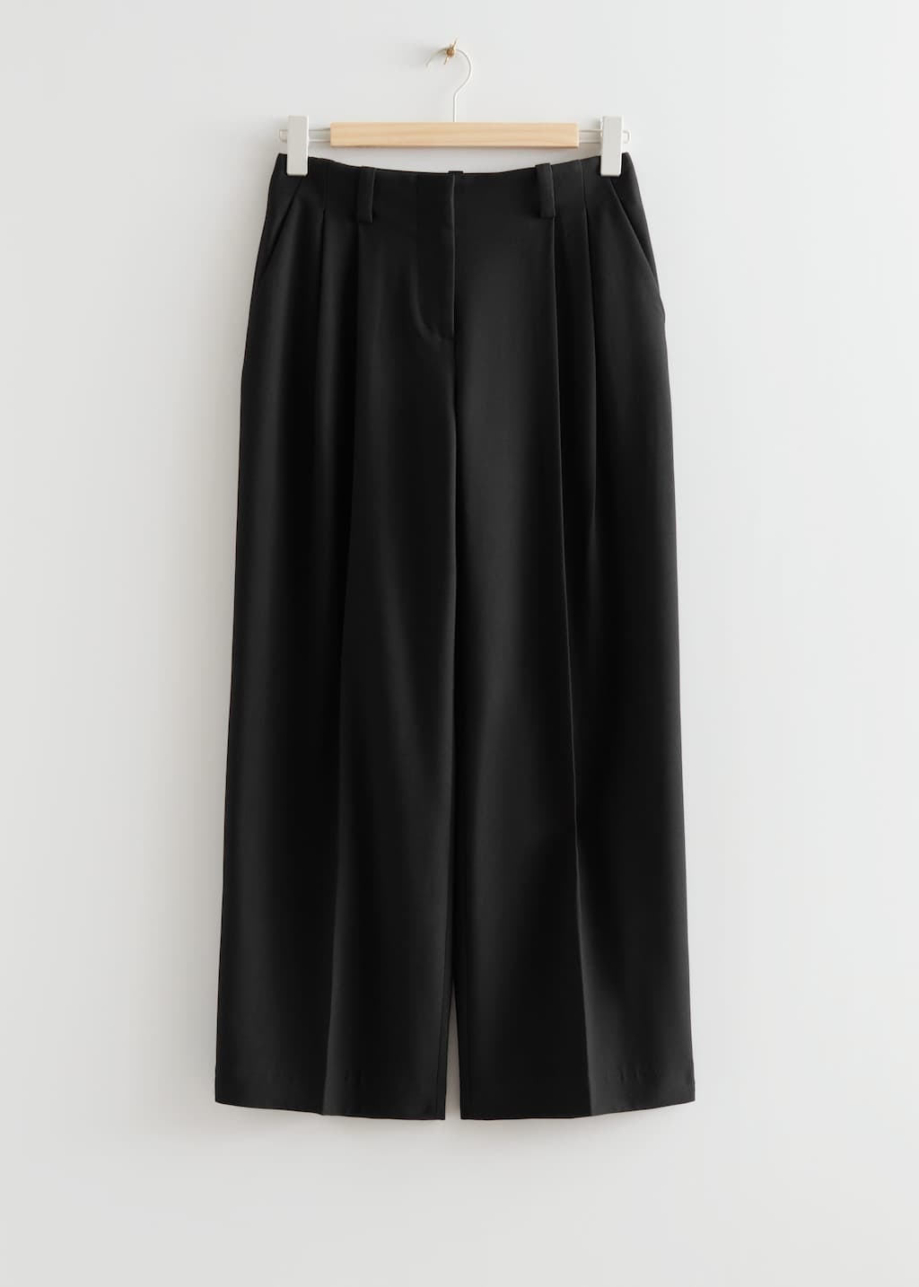 WideLowWaistTrousers - Black - Natura morta