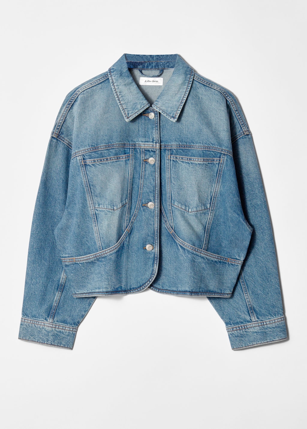 Image of Kastenförmige Jeansjacke