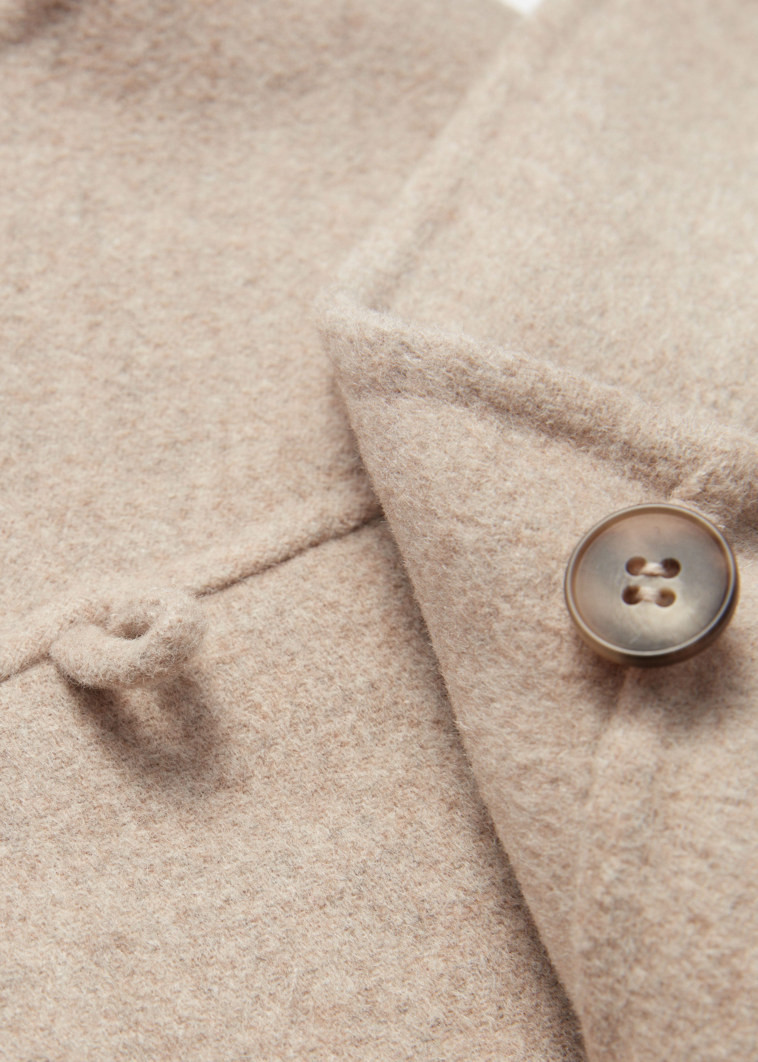 Asymmetric Wool Cape - Beige - Jackets - & Other Stories AD