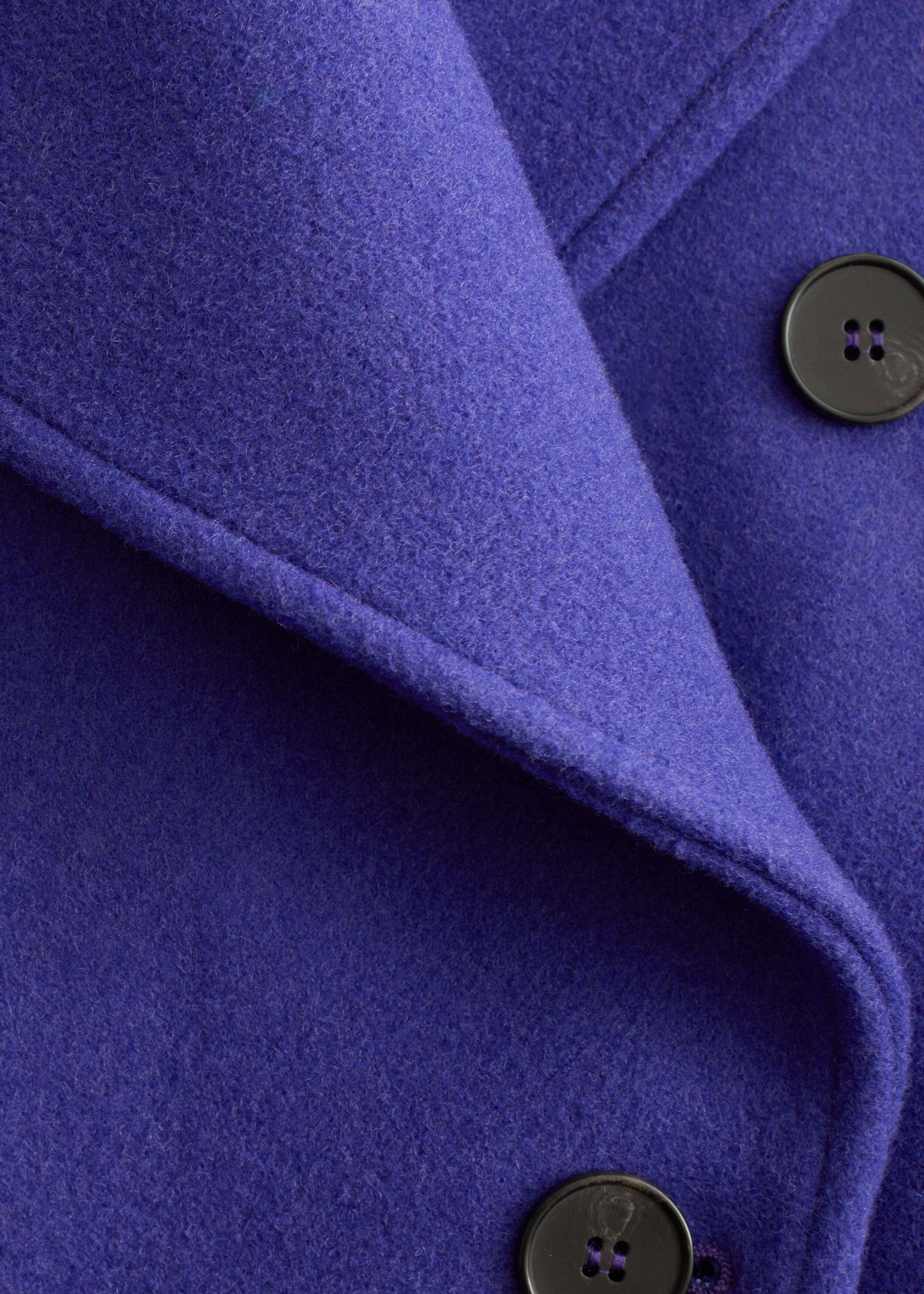 Wide-Collar Peacoat - Lilac - Jackets | & Other Stories US