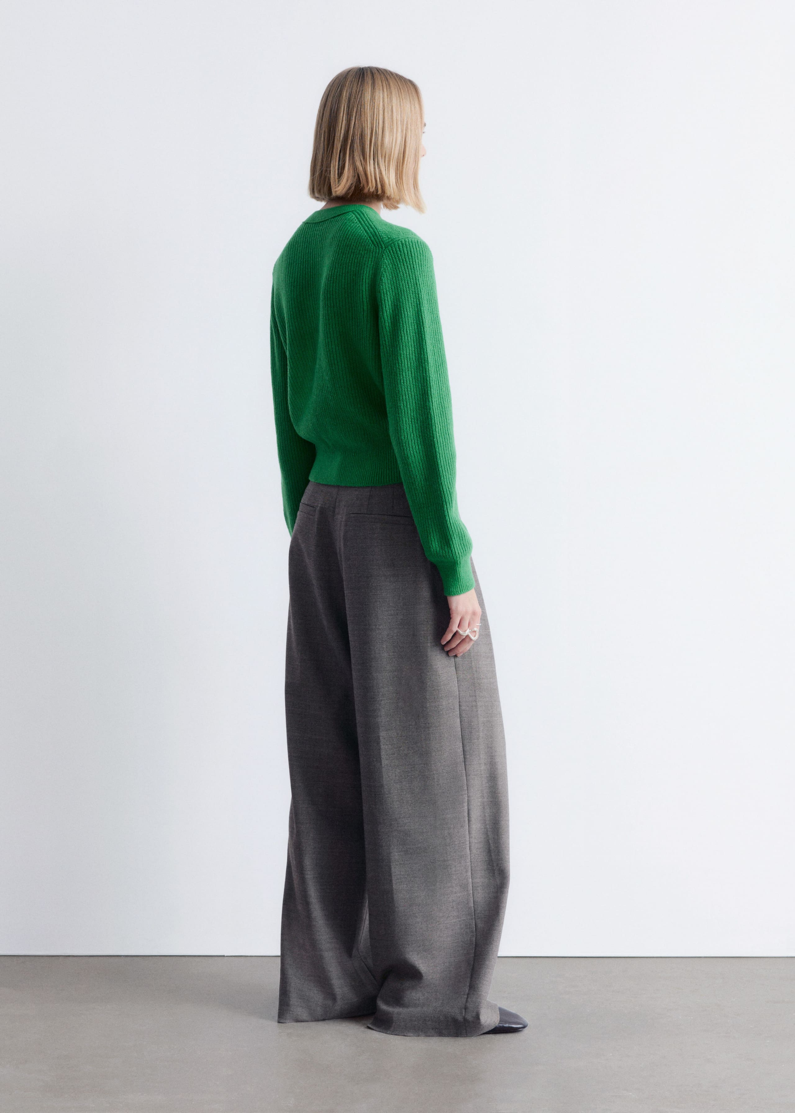 Image of Wool-Blend Cardigan