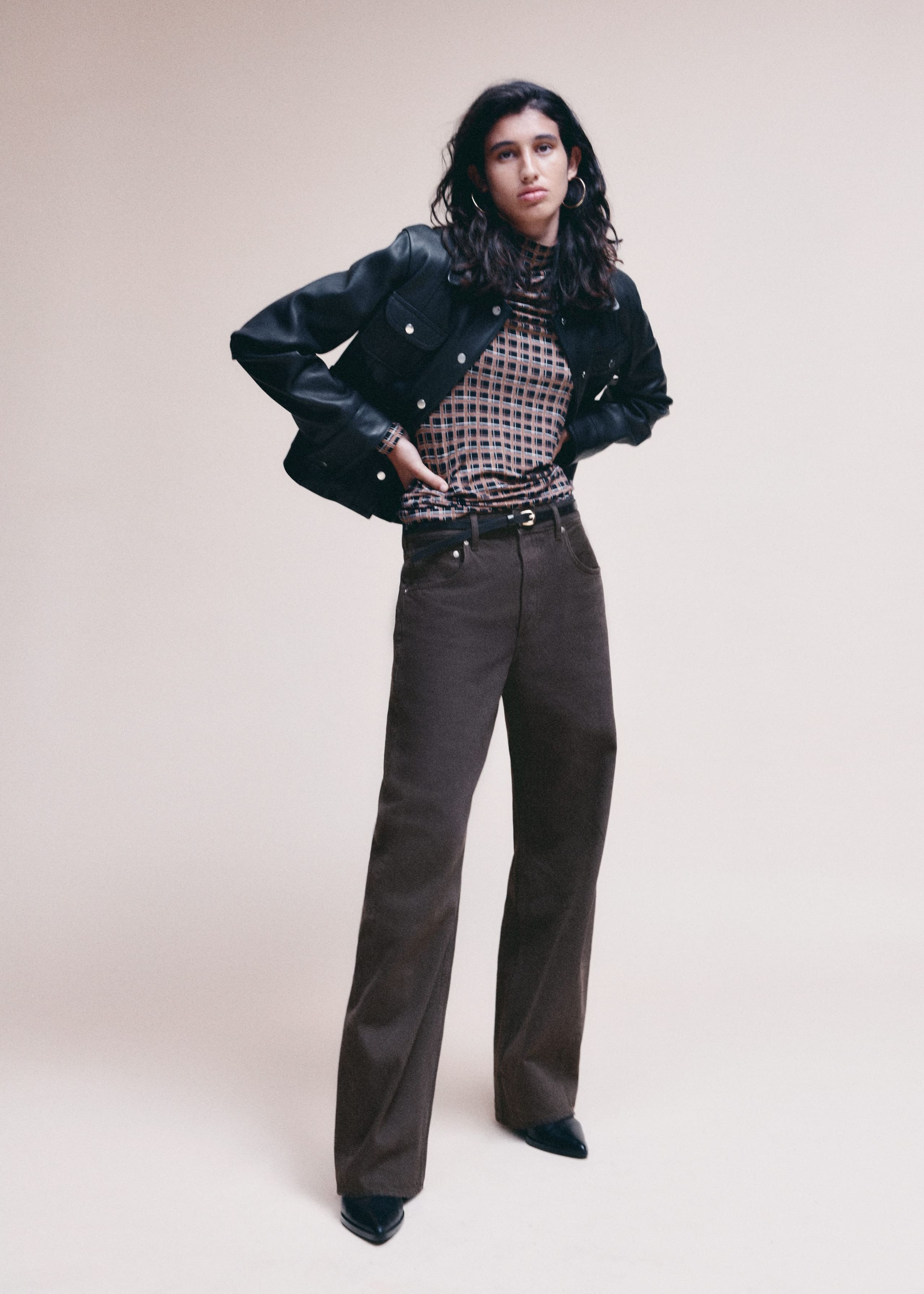 Image of Barrel-Leg Jeans