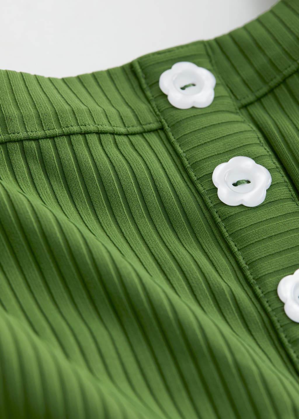 Floral Button Swimsuit - {{variantName}} - Descriptive Detail