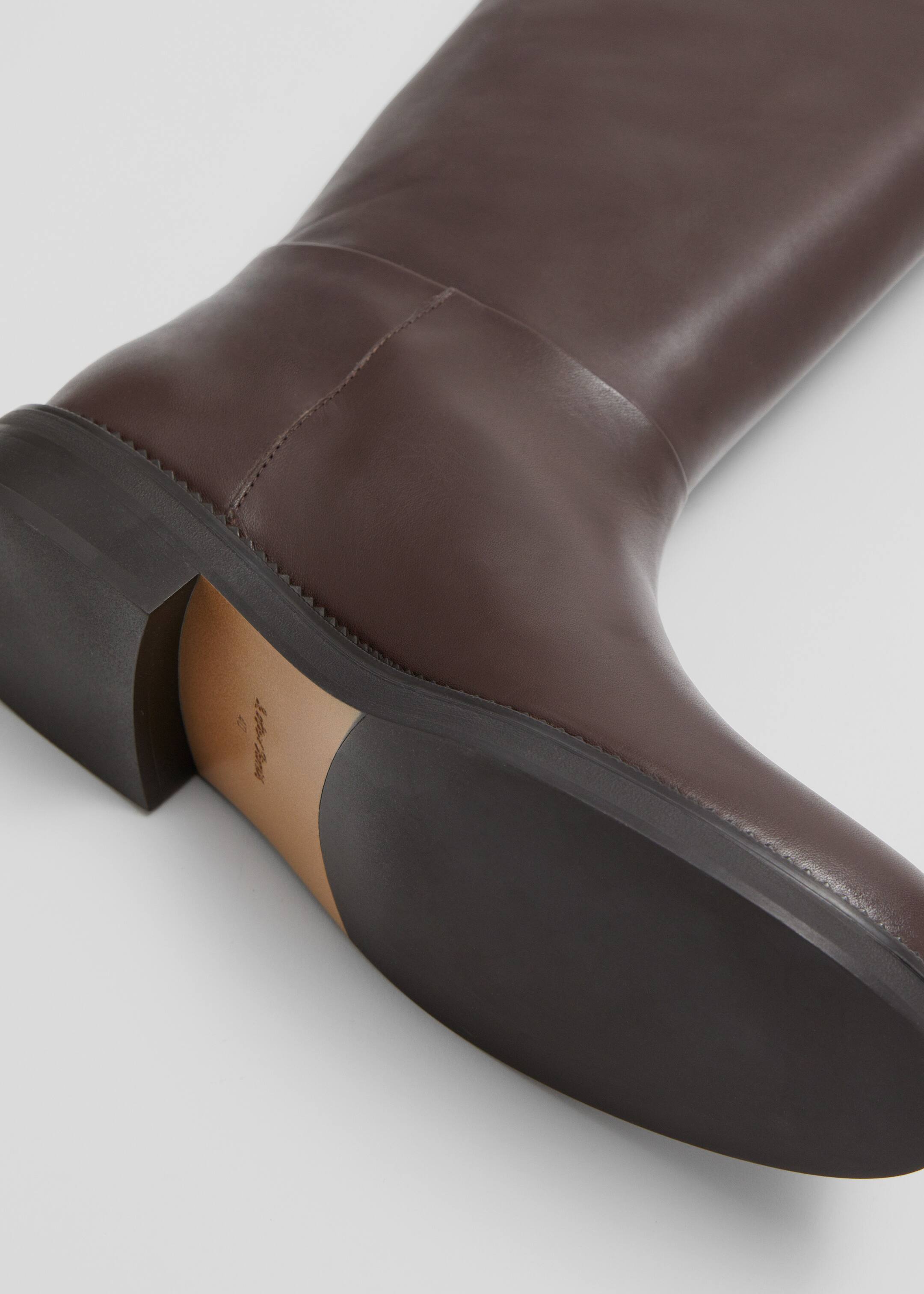 View larger image: Leather Riding Boots - Brown - Ladies | H&M GB 5