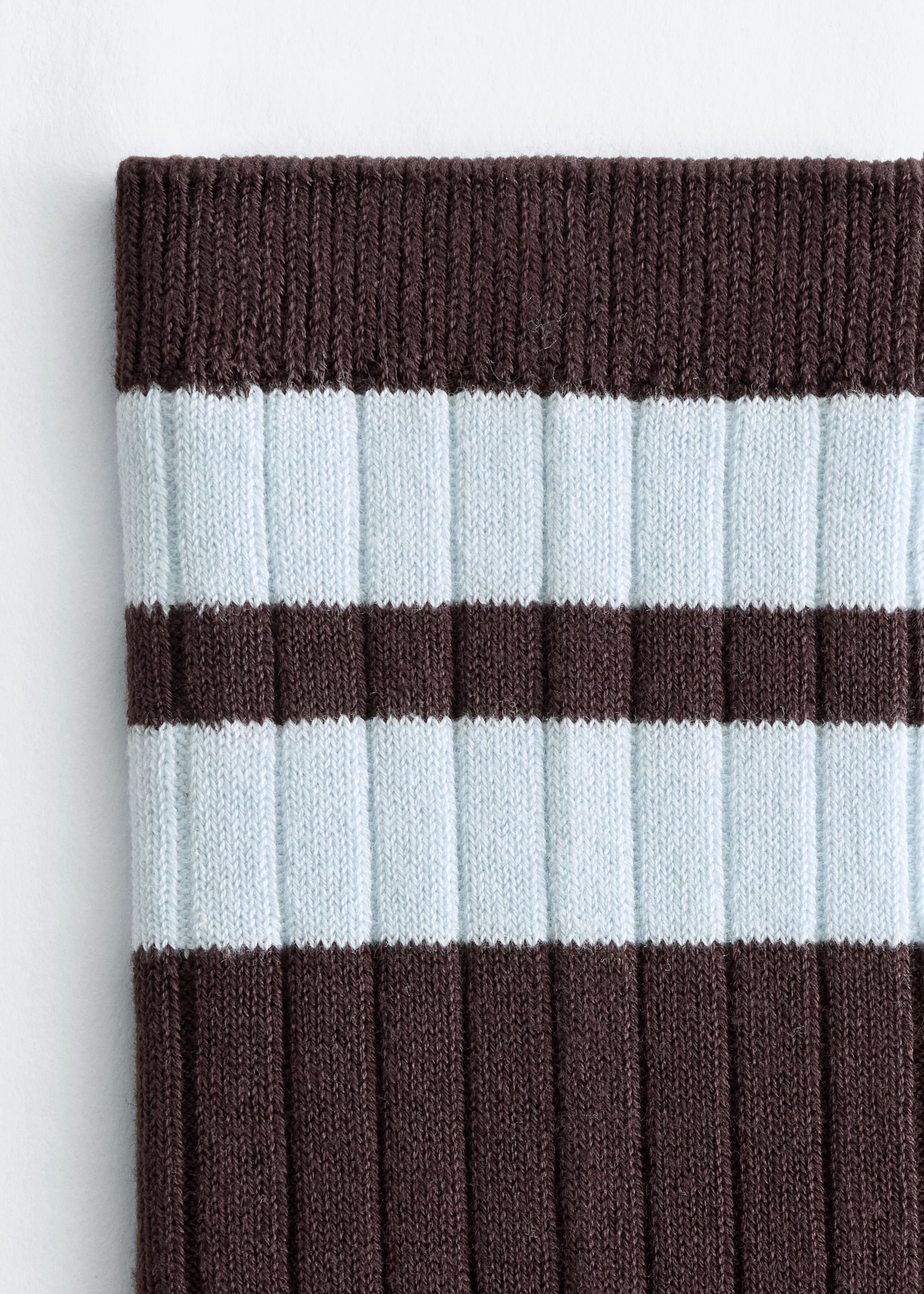Striped Socks - Dark Brown - Still Life