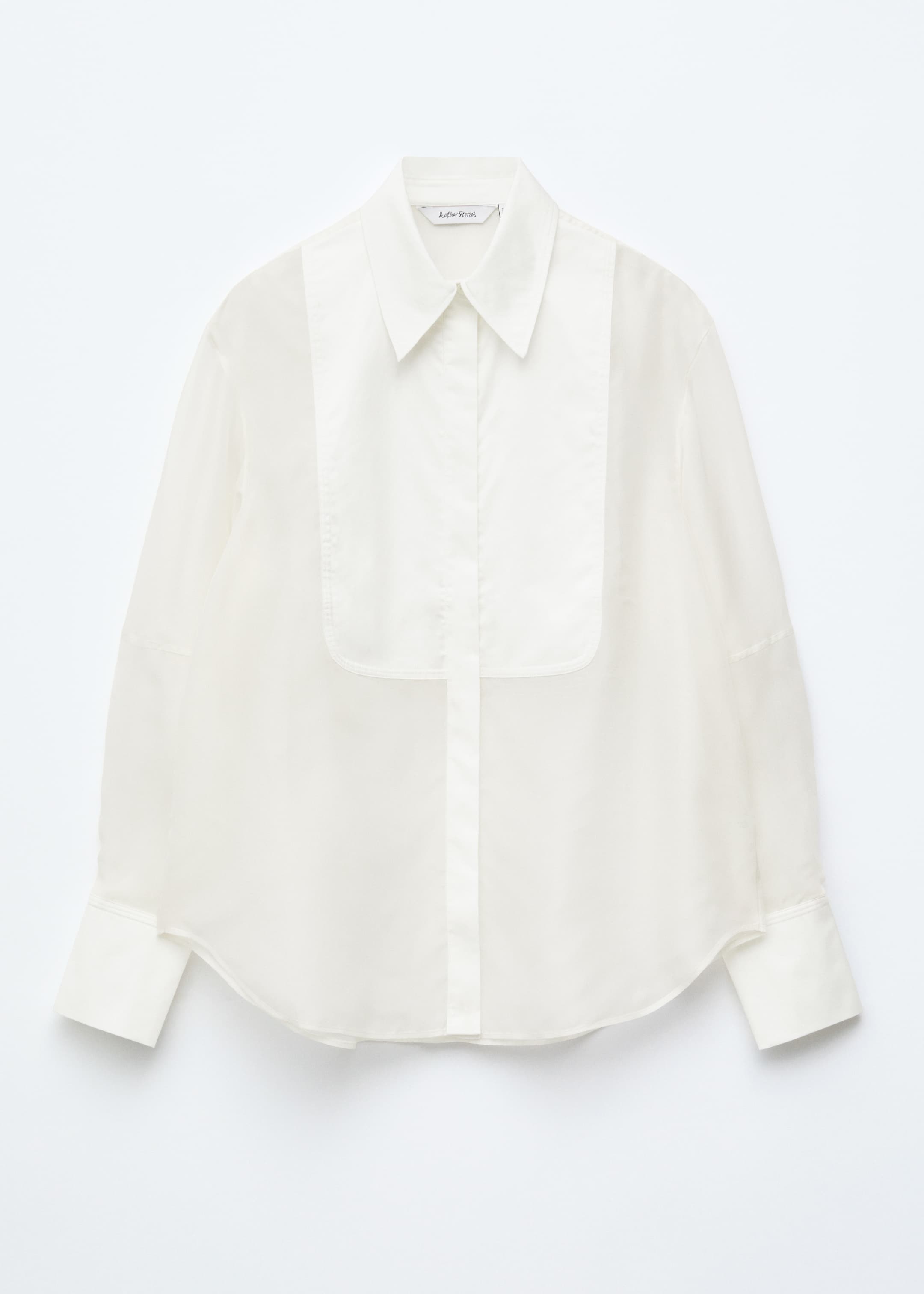 Ingrandisci l'immagine: Silk Dress Shirt - White - DONNA | H&M CH 1