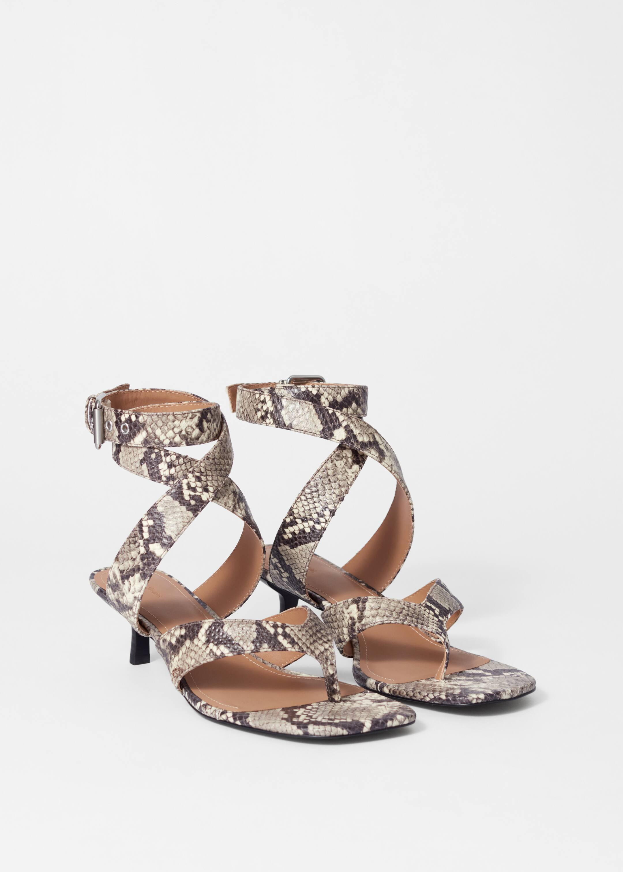 Agrandir l'image: Tongs à petits talons - Serpent - FEMME | H&M FR 3