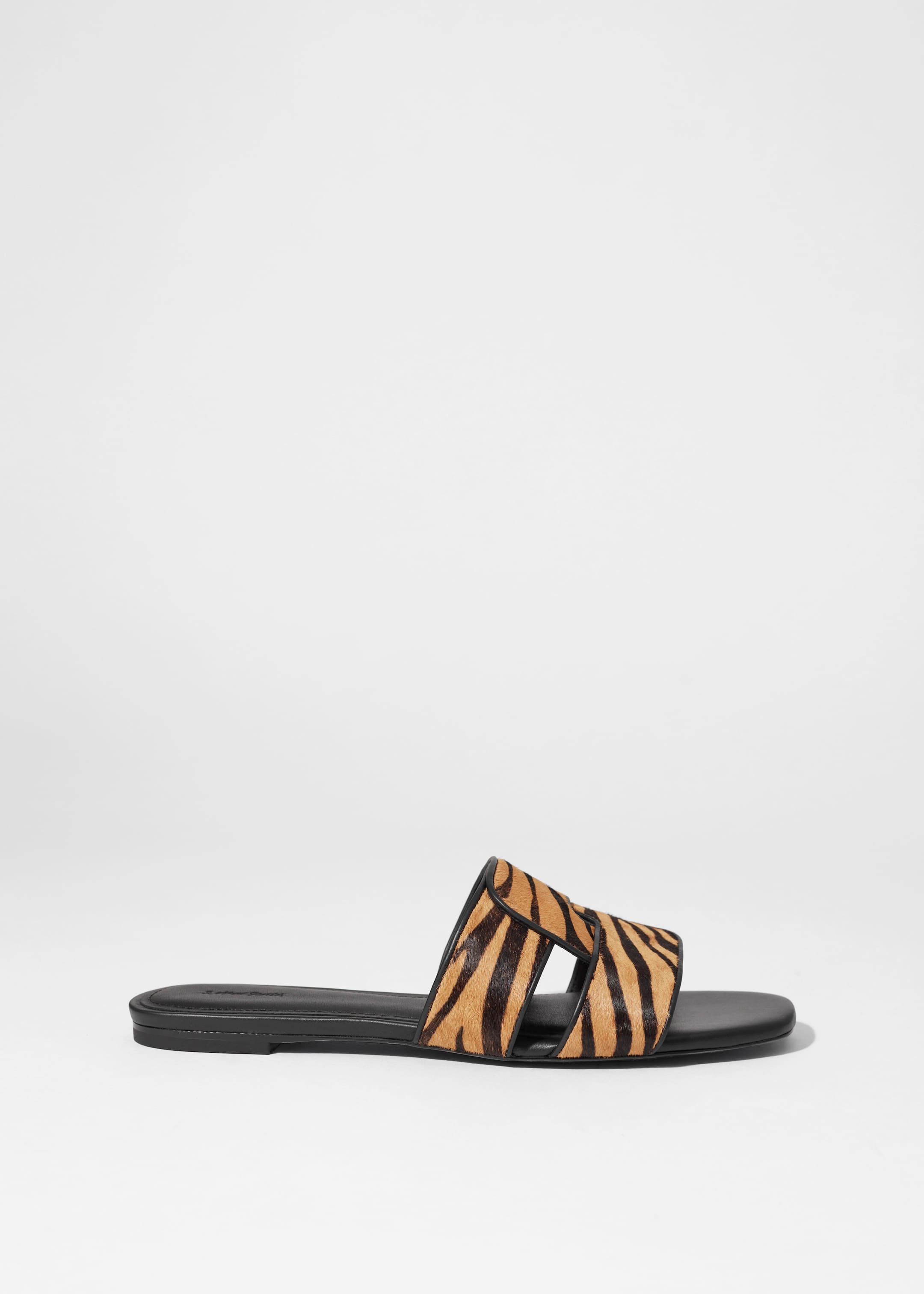 Vezi imaginea mai mare: Papuci din piele - Zebra Maro - FEMEI | H&M RO 3