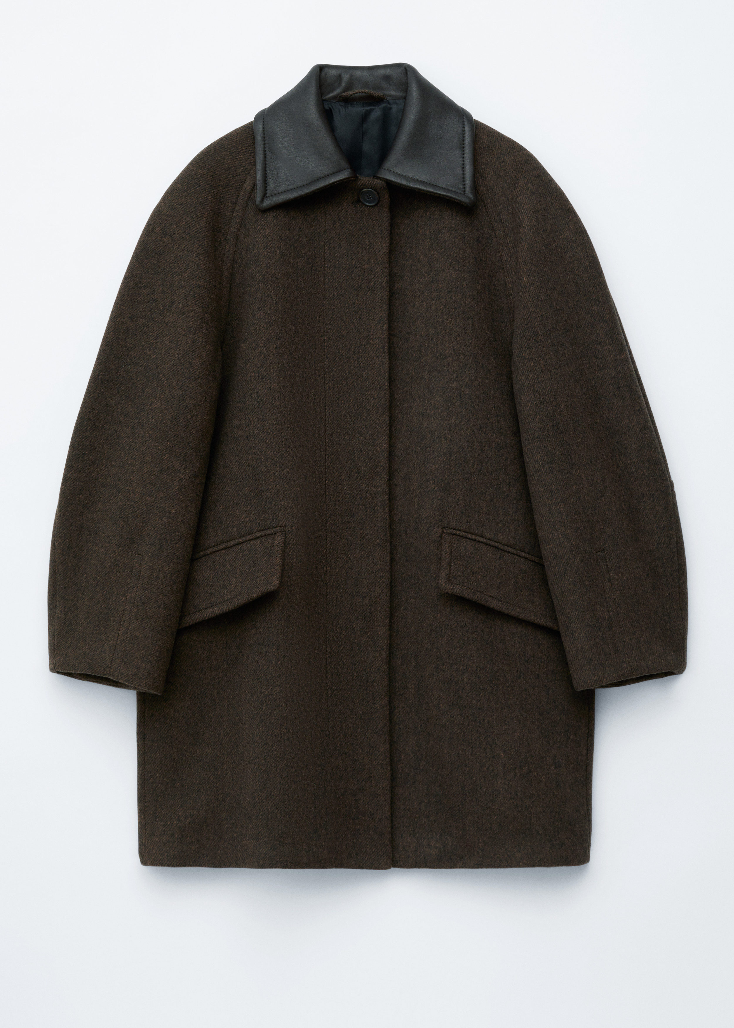 Asymmetric Wool Cape - Beige - Jackets - & Other Stories BE