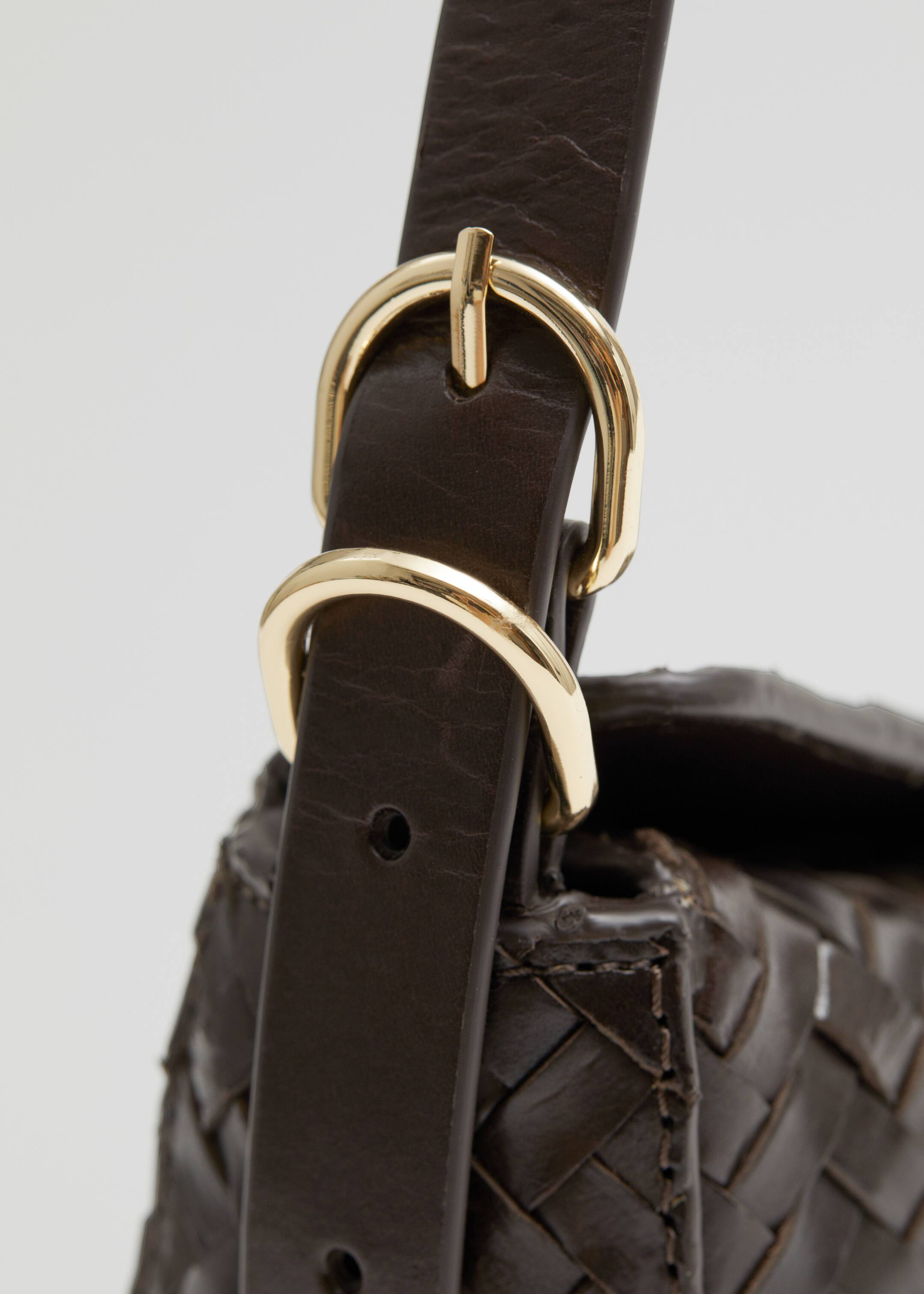 Se større billede: Flettet skuldertaske - Mahogni - DAME | H&M DK 3