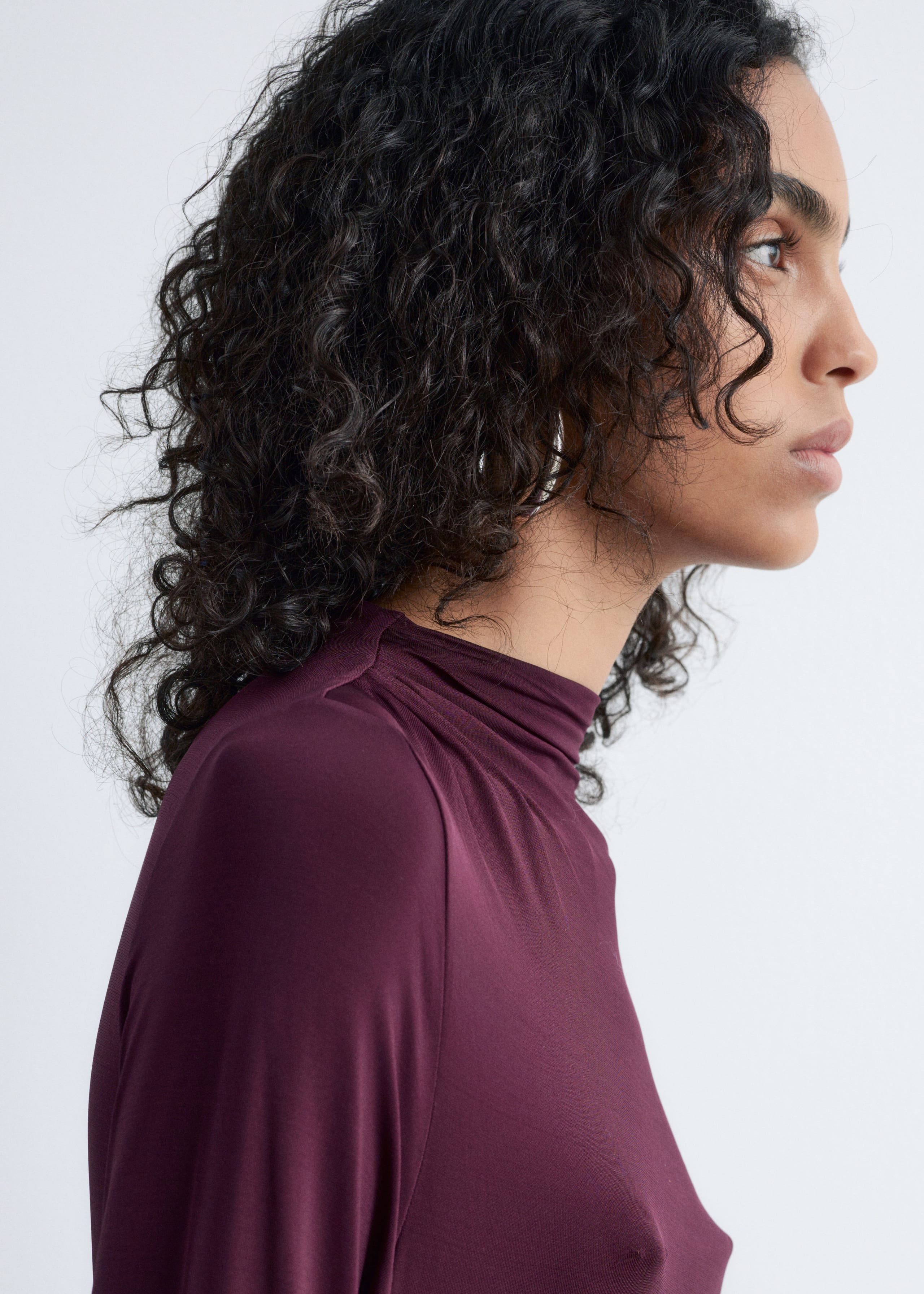 Image of Gerafftes Midikleid