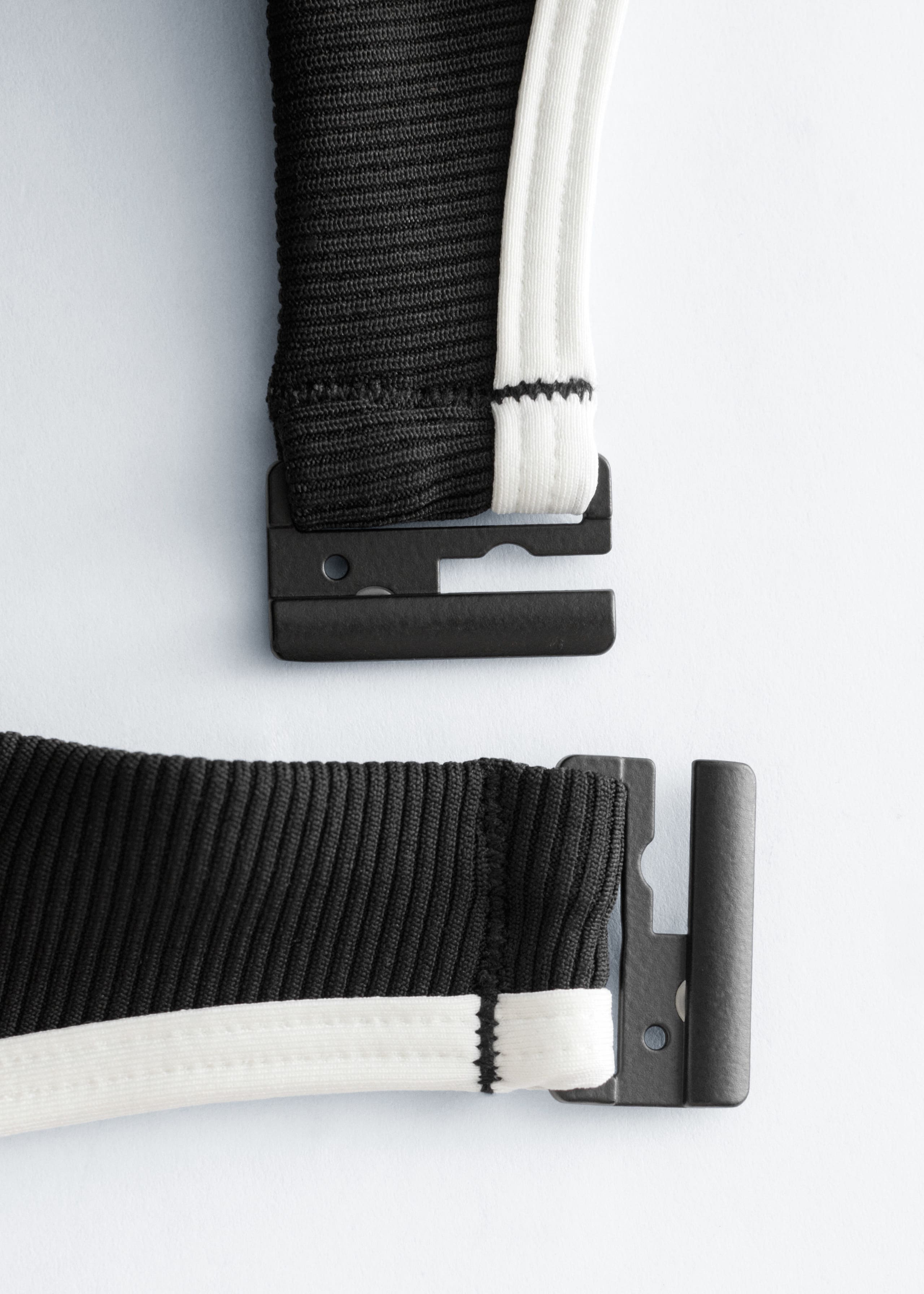 Image of Contrast-Trim Rib Swimsuit