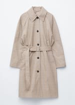 Beige/Kariert