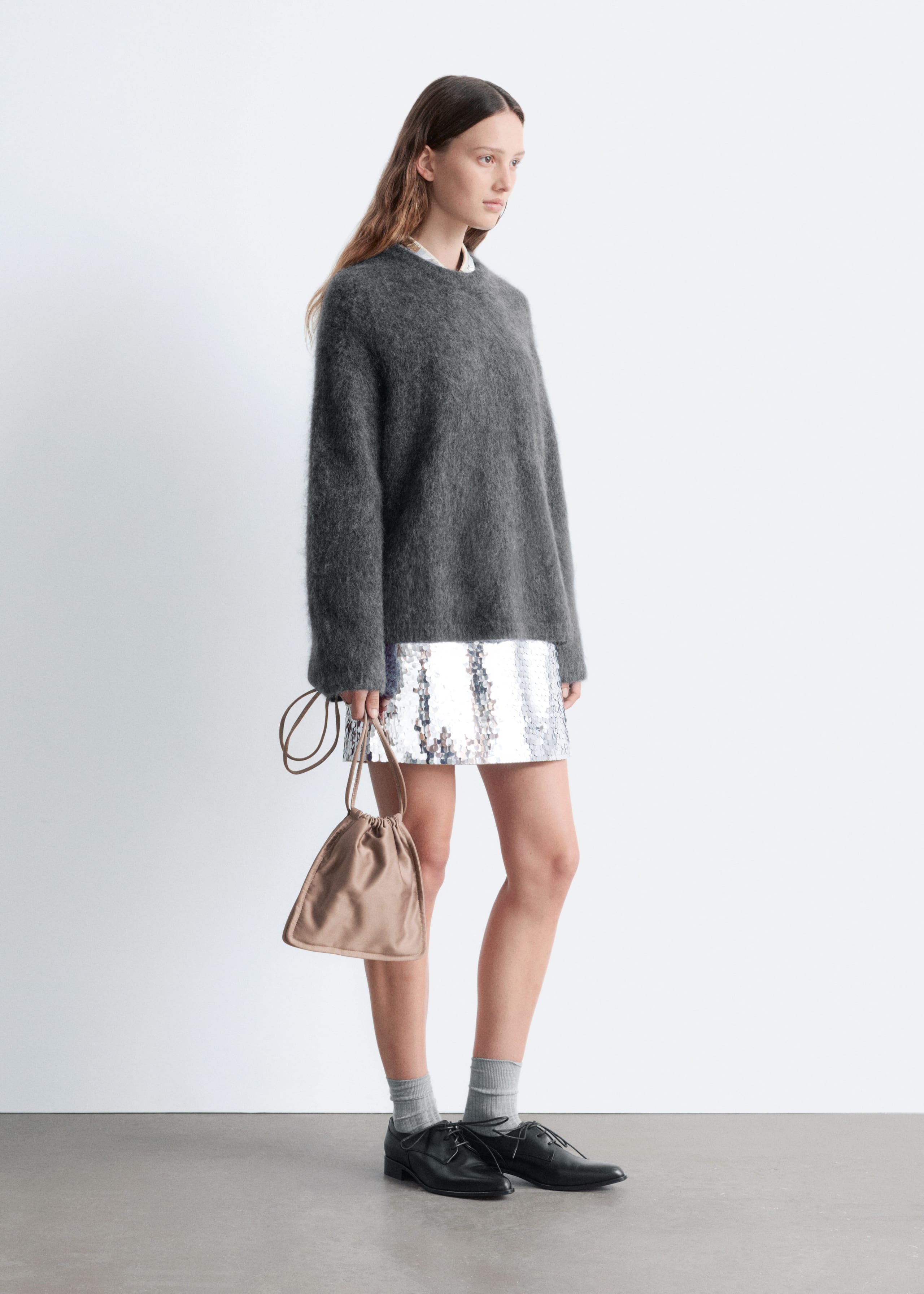 Image of Tröja i mohairblandning