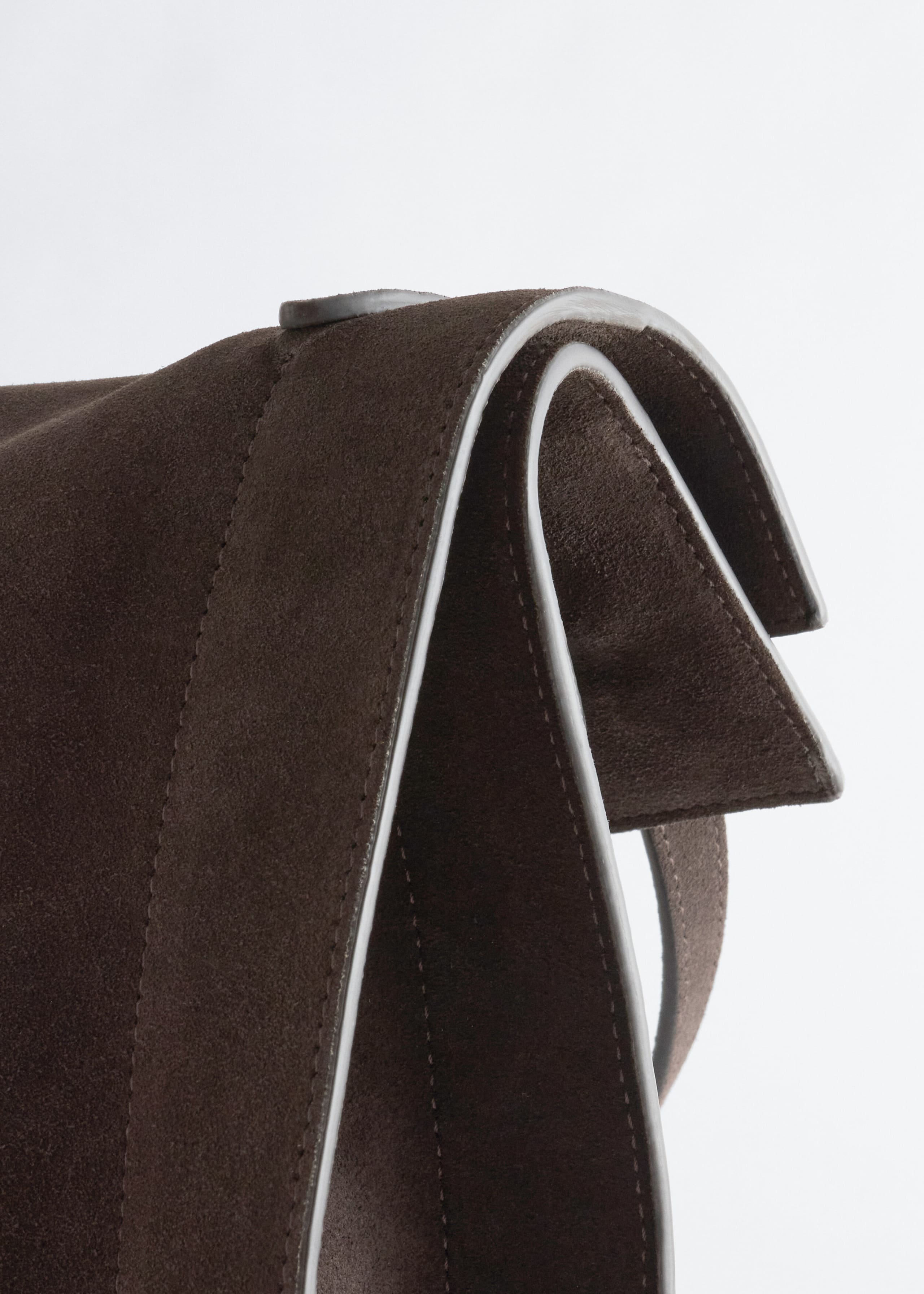 Soft Drape Open Tote - Dark Brown - Still Life