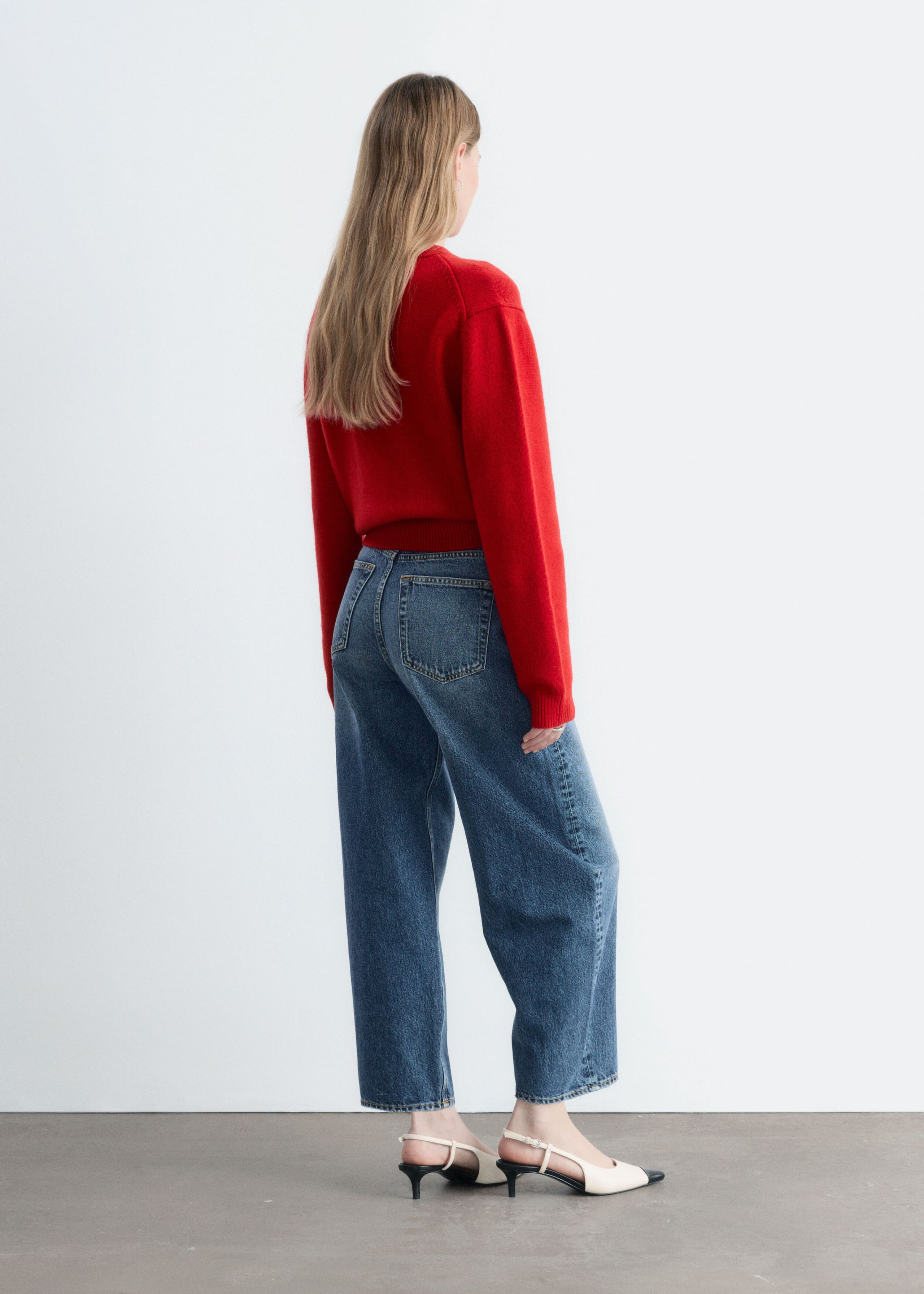 Cashmere-Blend Jumper - Red - Still Life
