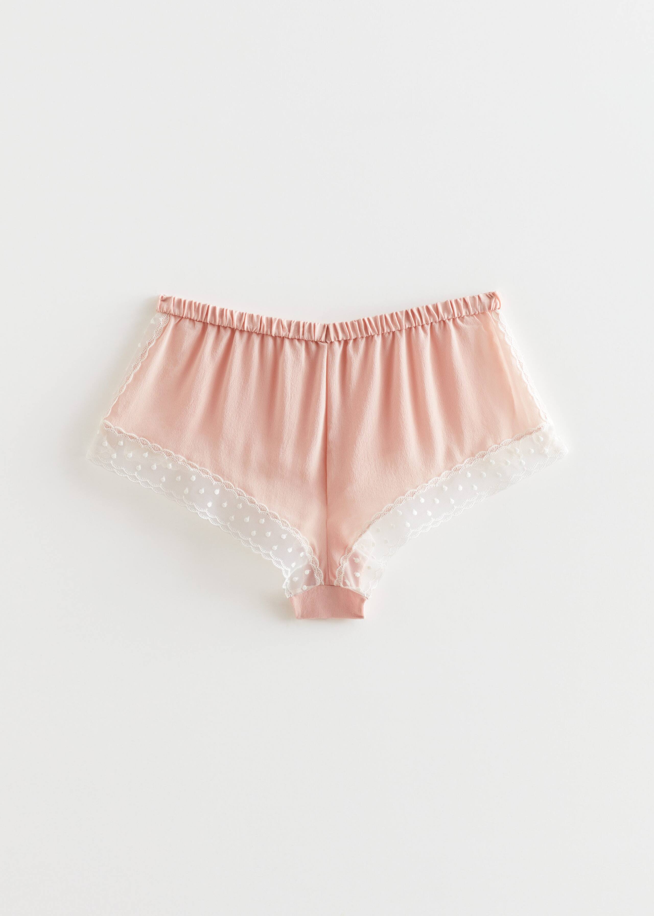 SilkLaceMiniShorts - Rust - Natura morta