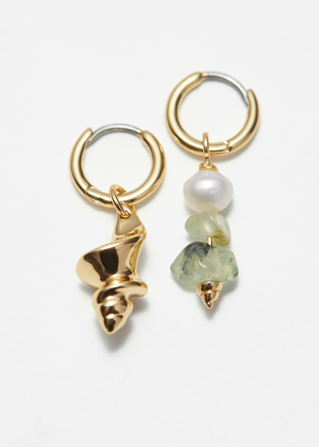 Juego de pendientes de perlas de agua dulce - Oro - Bodegón