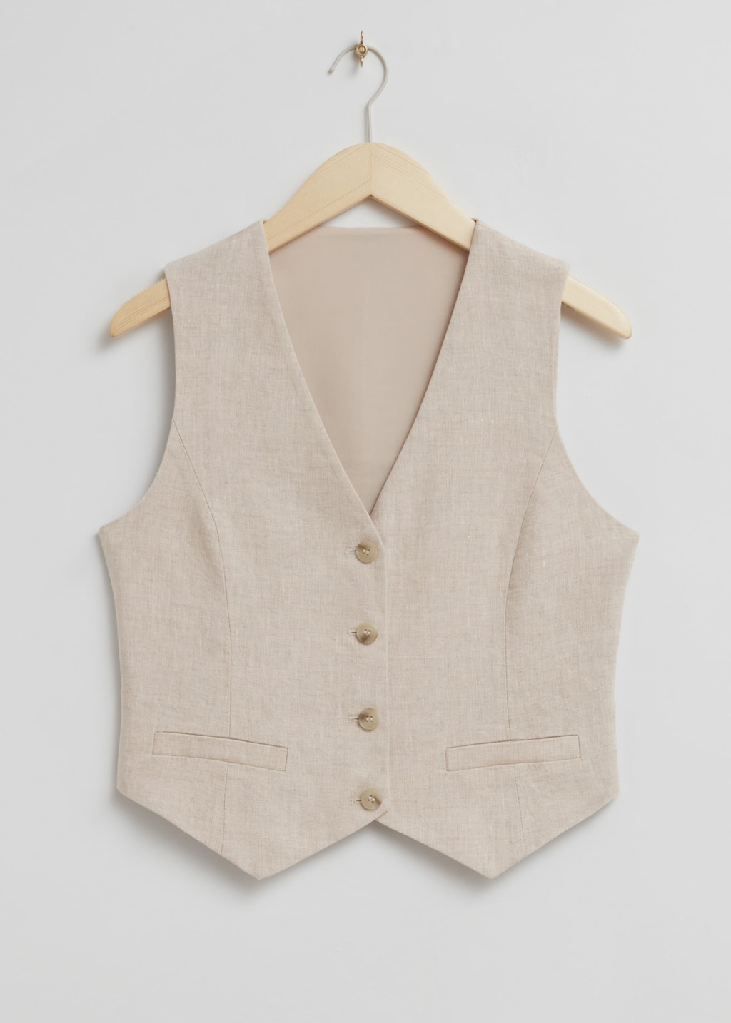 LinenWaistcoat - Black - Natura morta