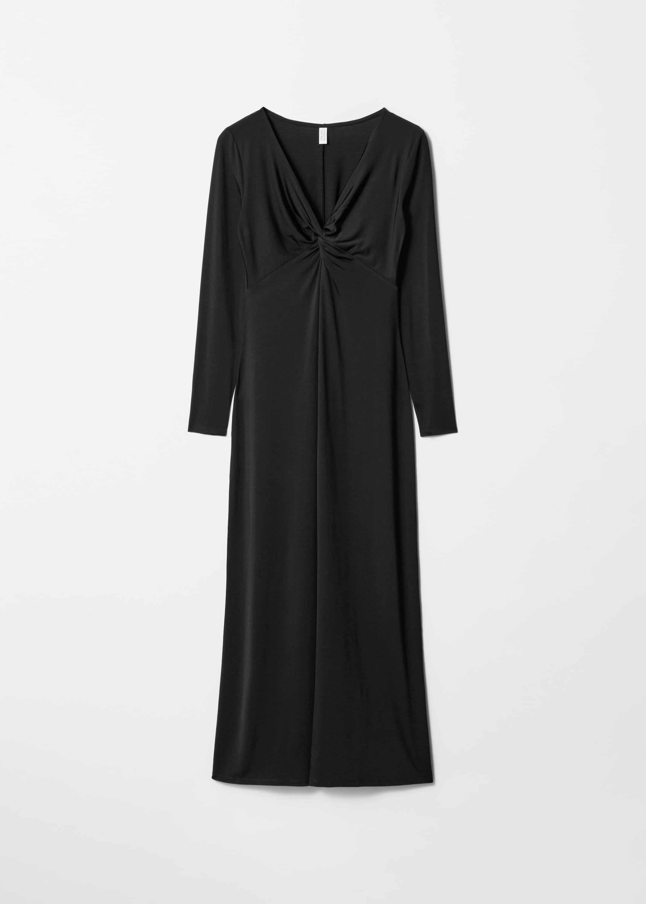 Ingrandisci l'immagine: Twisted V-Neck Maxi Dress - Black - DONNA | H&M CH 1
