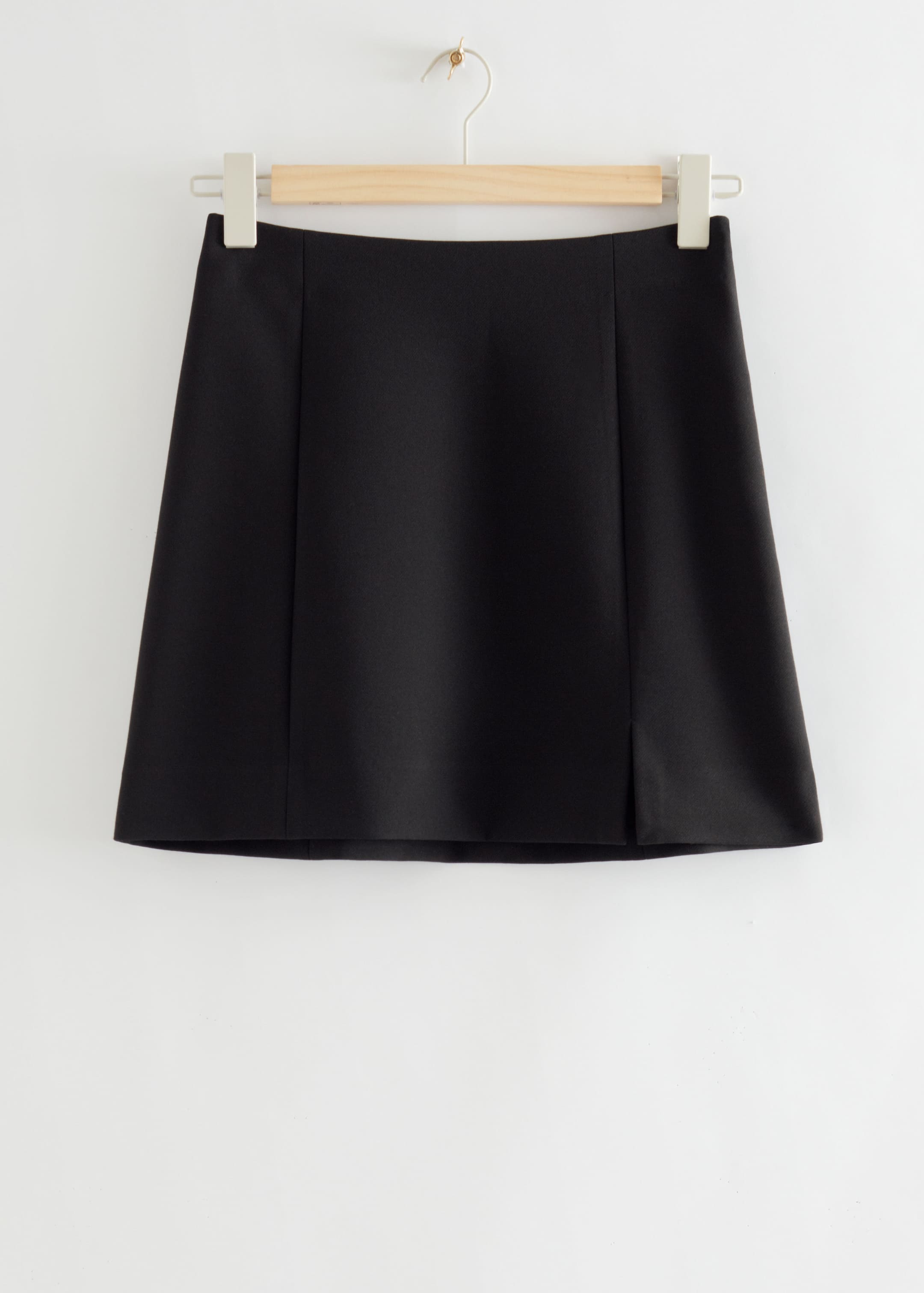 Grösseres Bild ansehen: Minirock in A-Linie - Schwarz - DAMEN | H&M CH 1