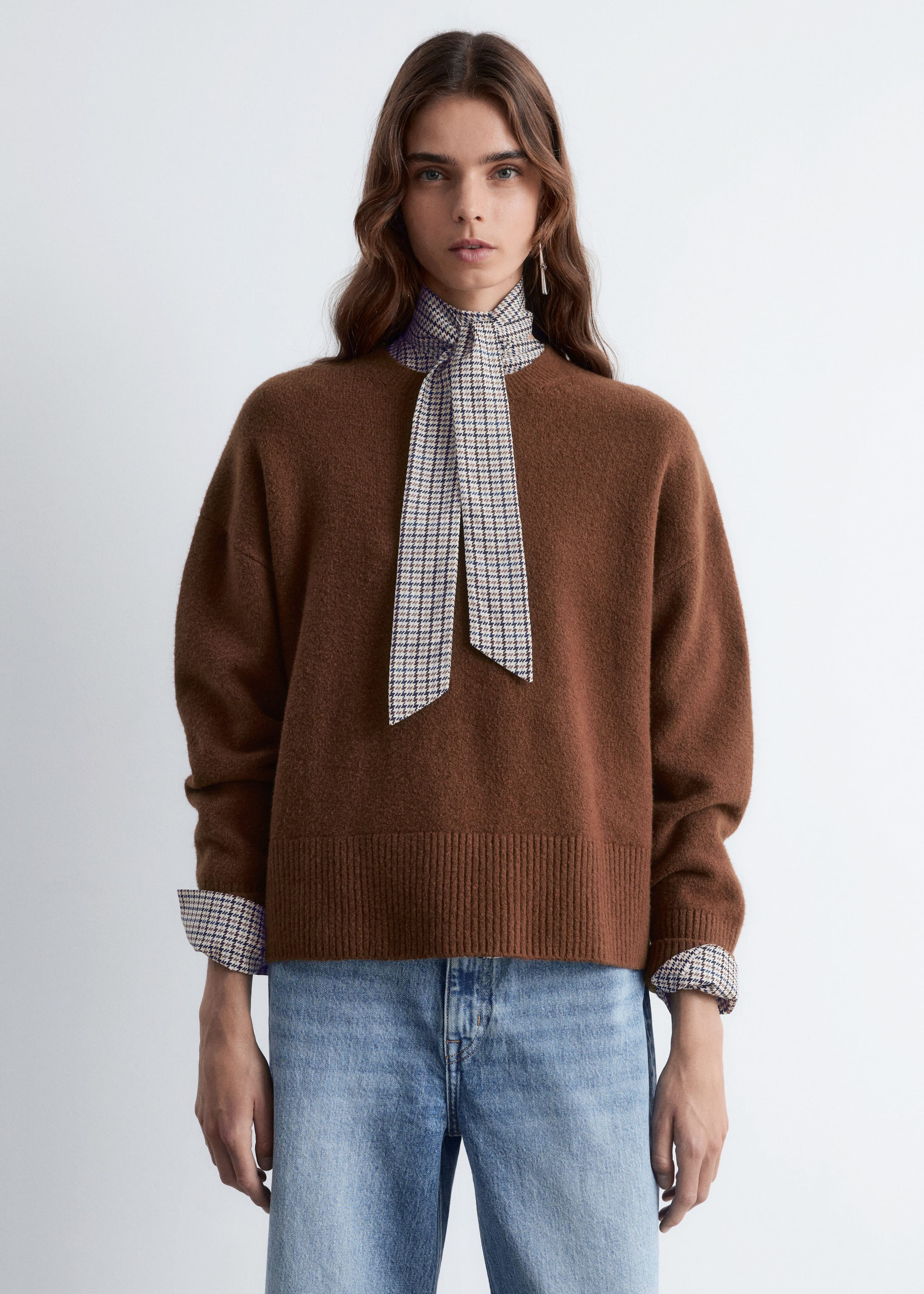 Image of Locker geschnittener Strickpullover