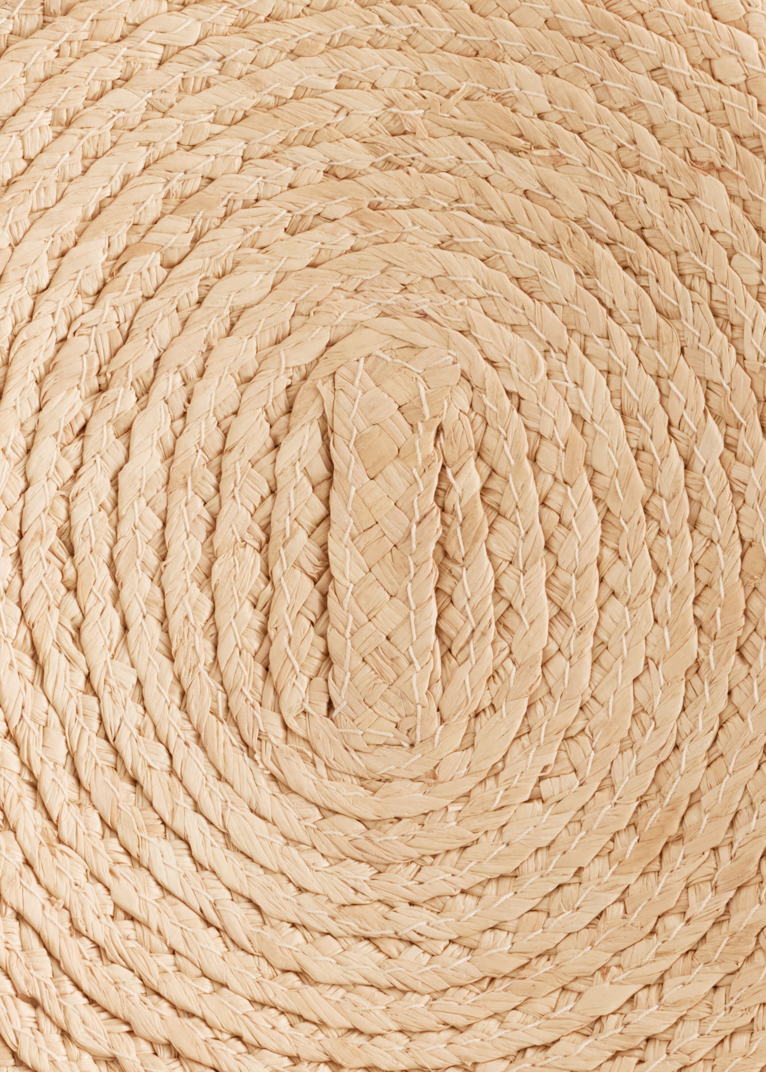 Grosgrain-Trimmed Raffia Hat - Natural Straw - Still Life