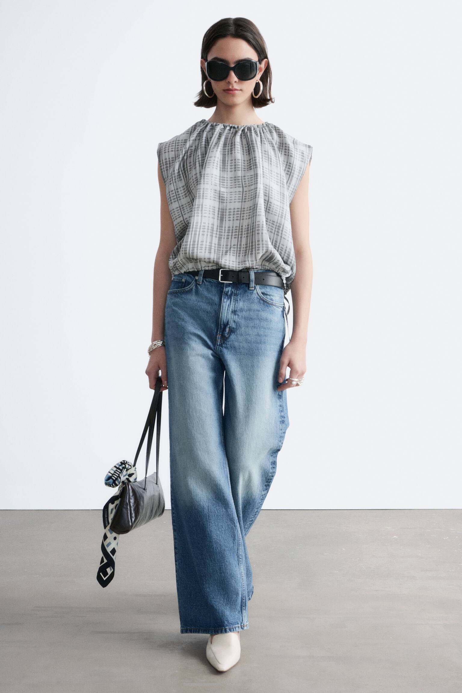 Wide-Leg Jeans - Blauw/Zwart/Donkerblauw/Lichtblauw/Medium blauw/Middenblauwe wassing/Donkerrood - 9