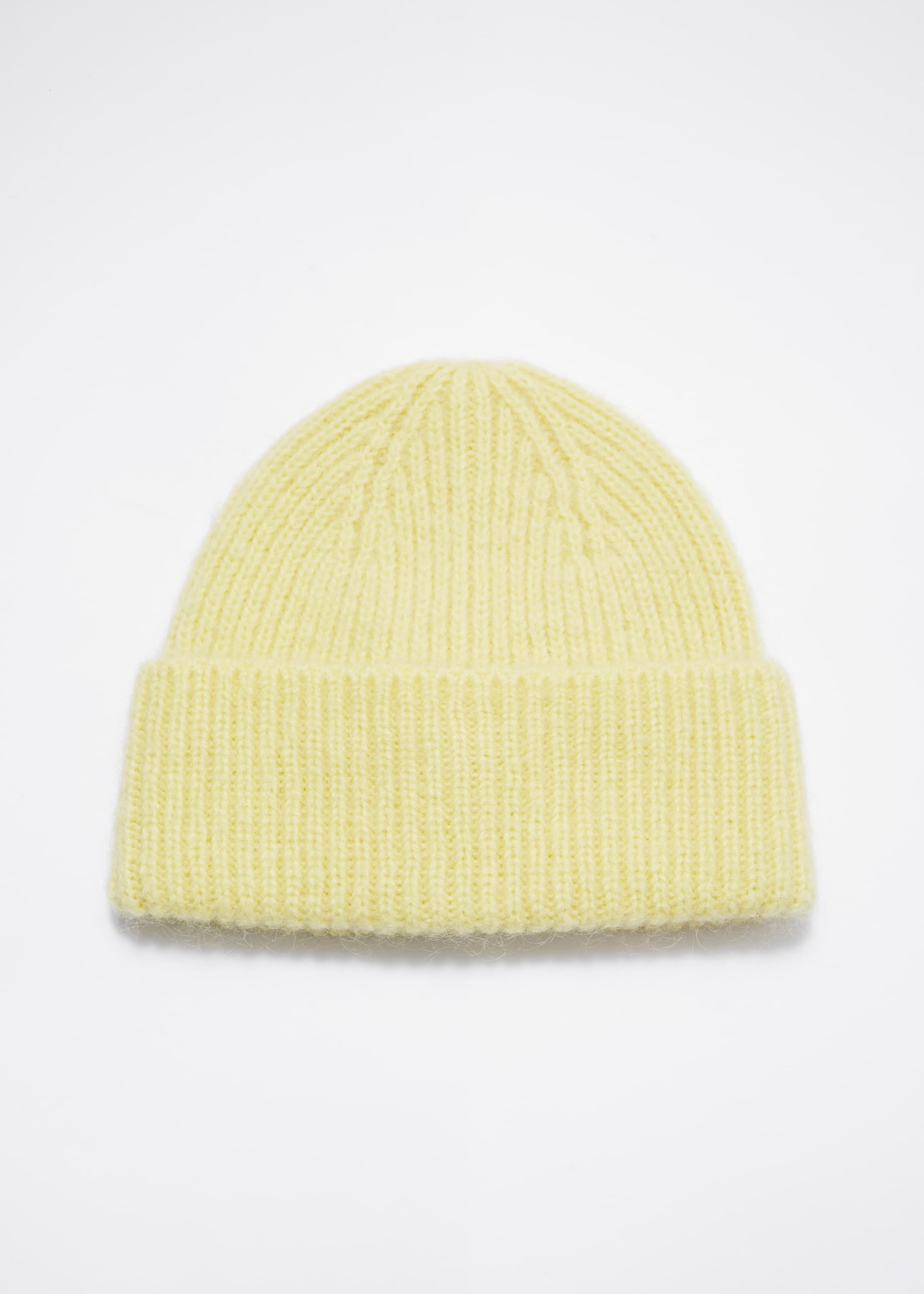 Grotere afbeelding bekijken: Wollen beanie - Citroen - DAMES | H&M NL 1
