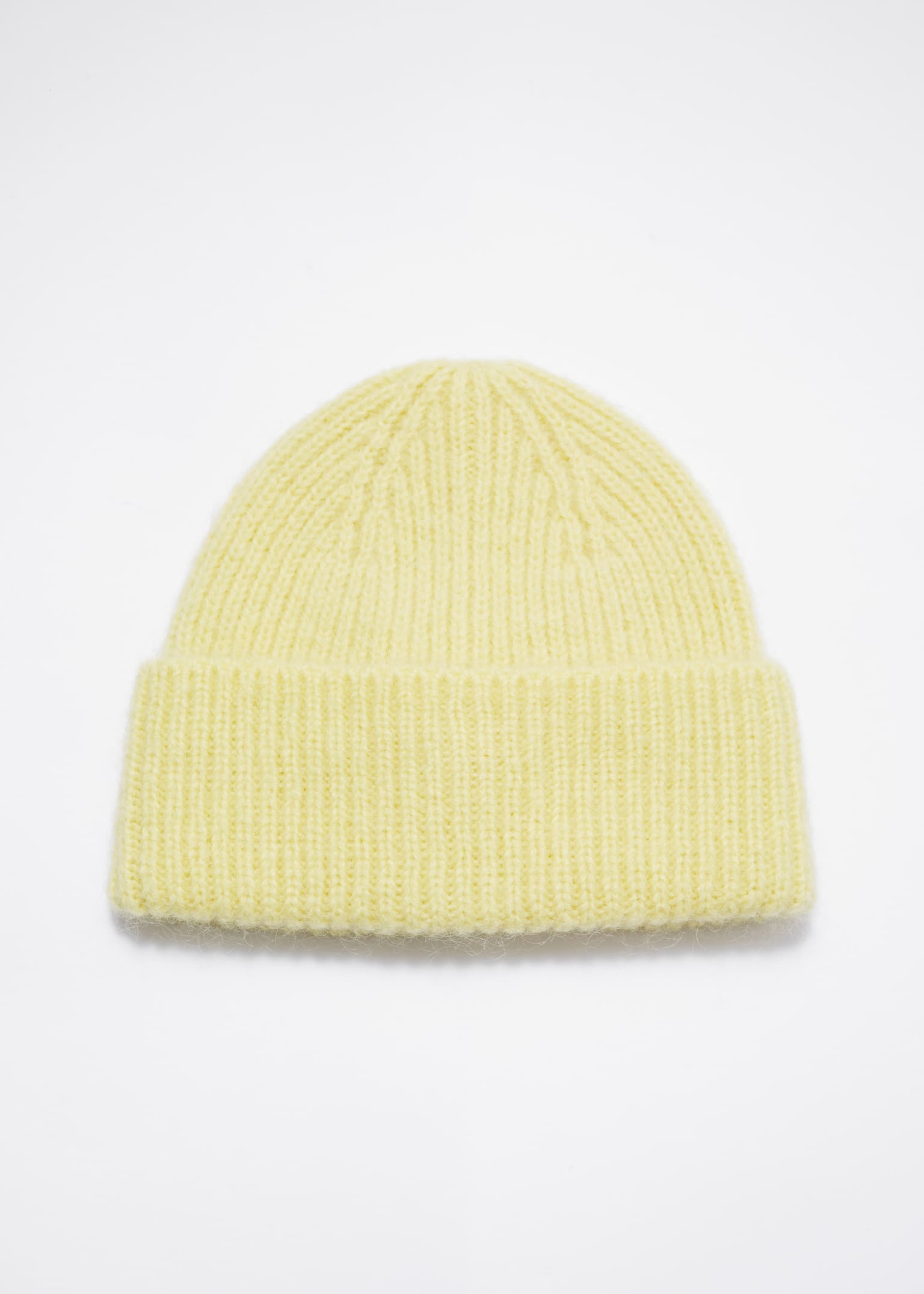 Beanie aus Wollmischung - Zitrone/Weinrot/Weinrot/Blau gestreift/Rot/Schwarz/Mahagoni/Taubenblau/Beige/Rosa