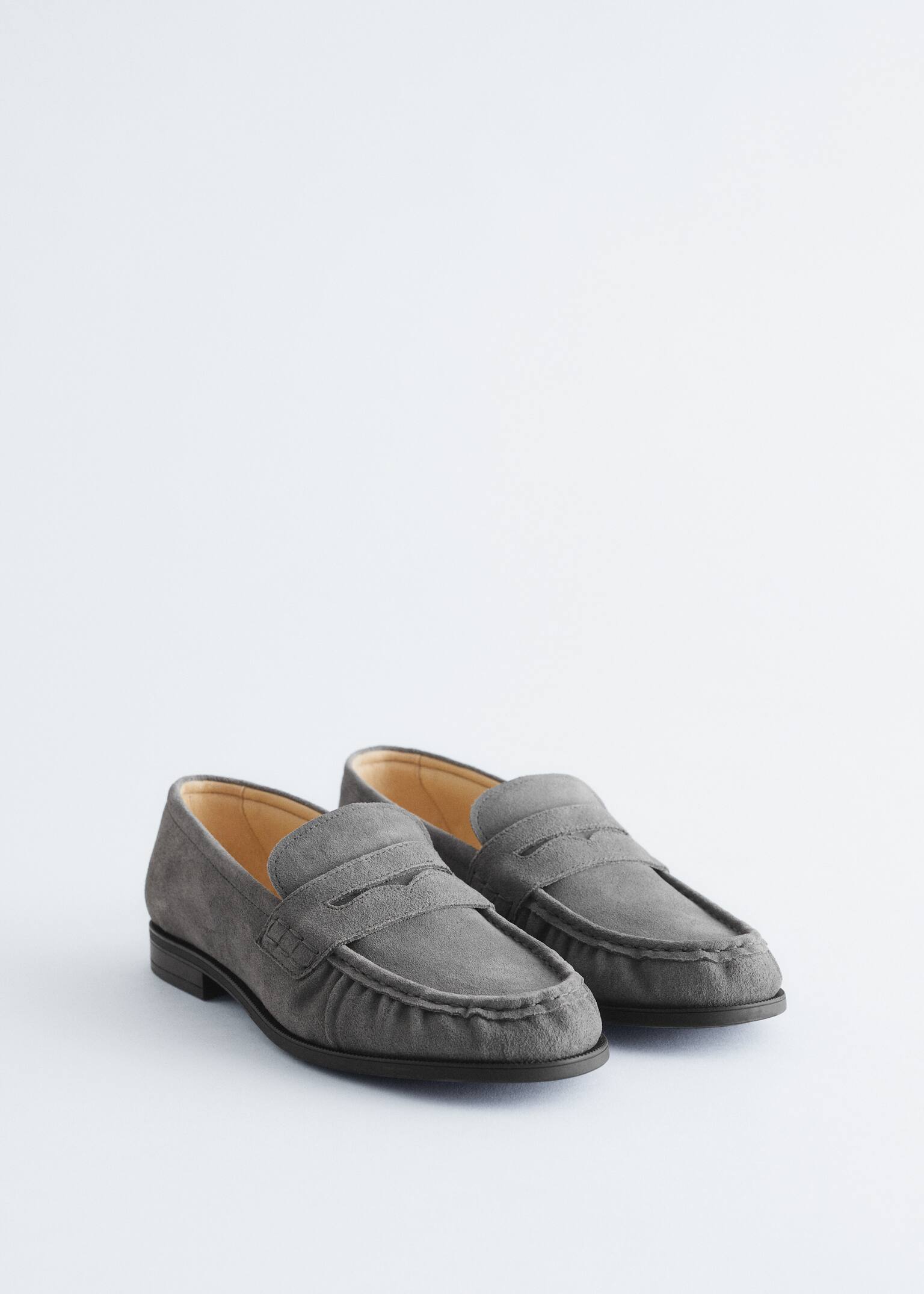 Penny-loafers - Lysegrå/Sort/Brun/Lysegul/Sort - 4