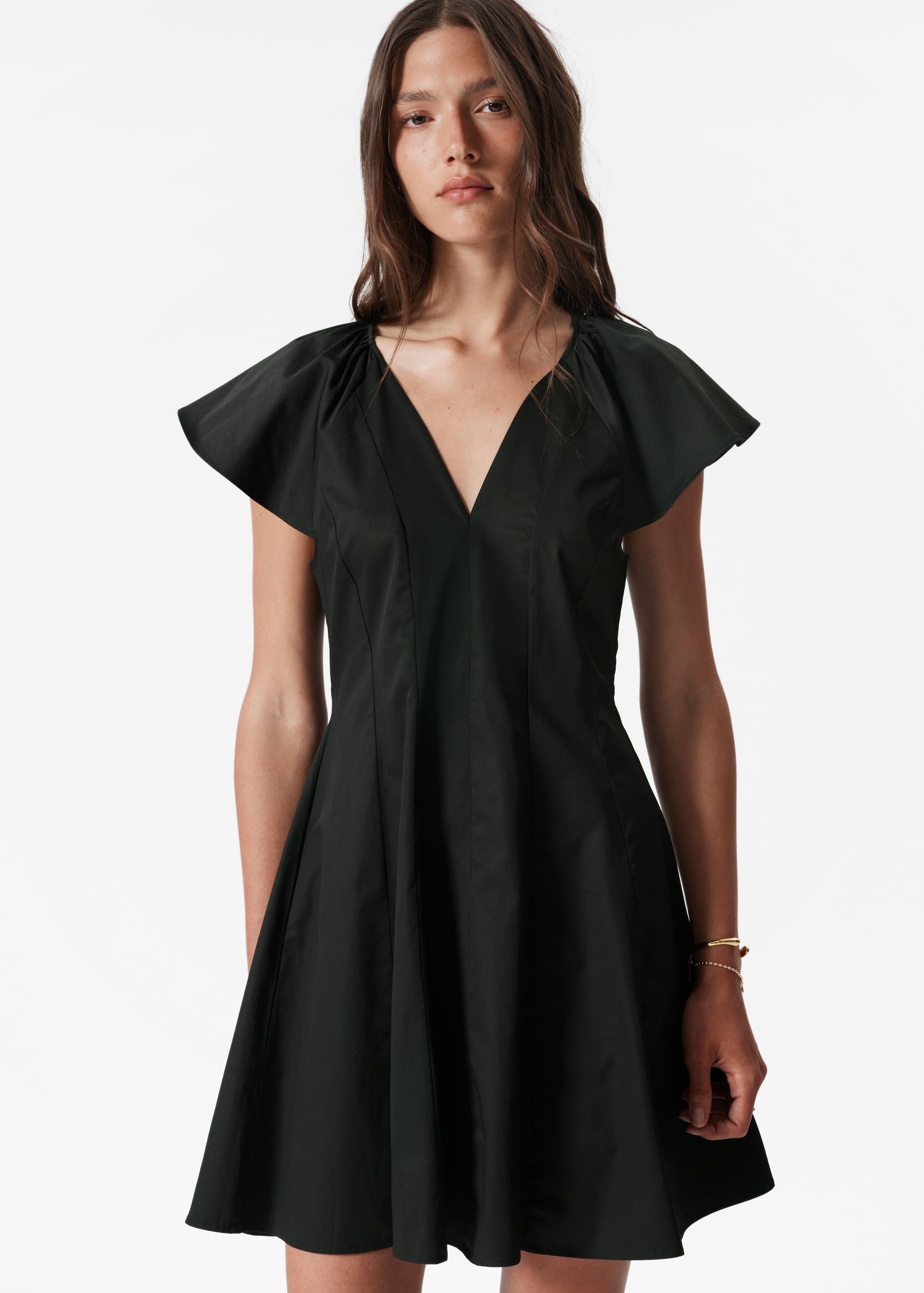 Agrandir l'image: Robe courte évasée - Noir - FEMME | H&M FR 2