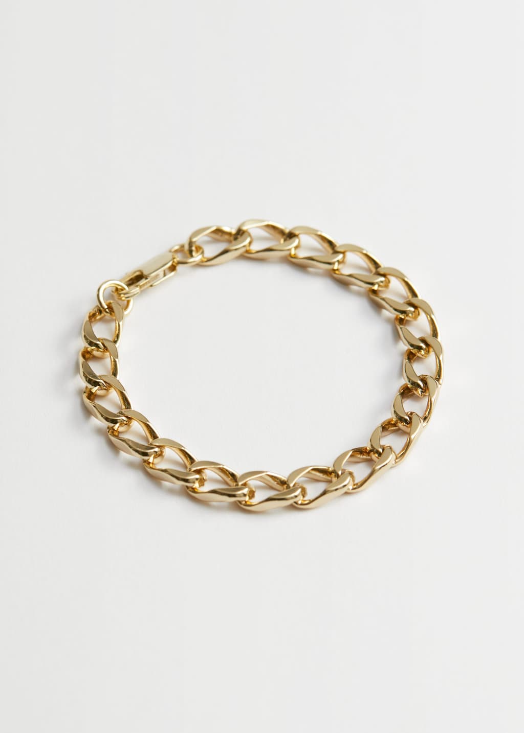 Curb Link Bracelet - Gold - Natura morta