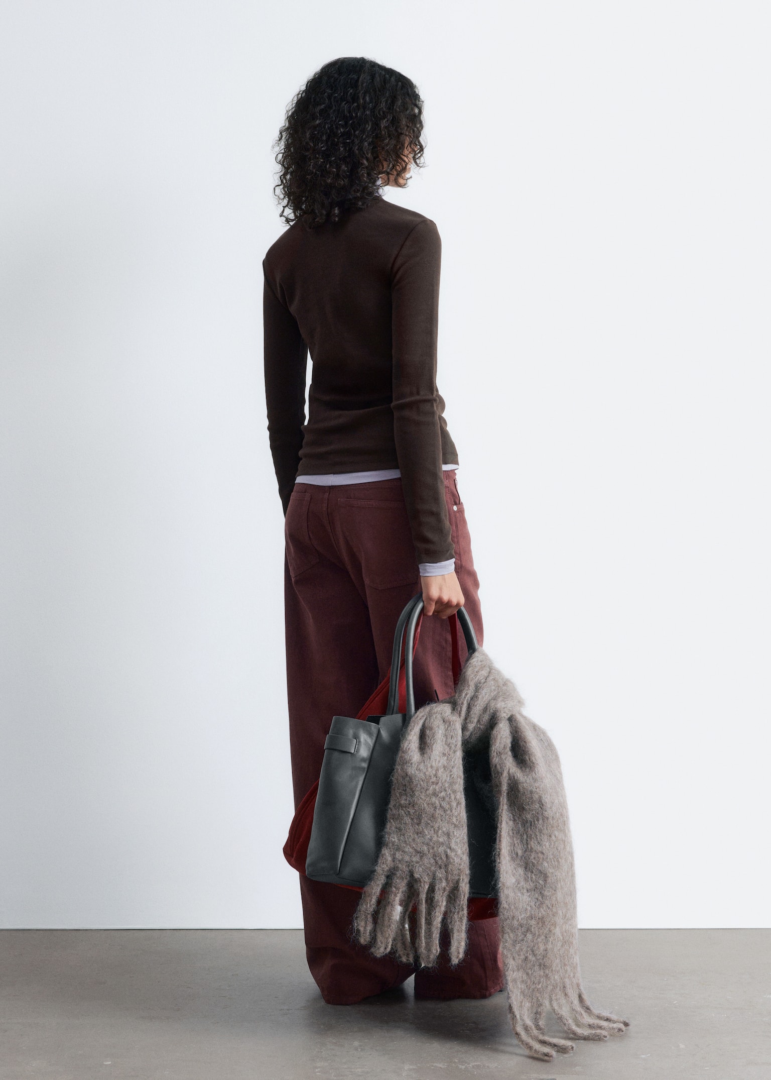 Relaxed Wide-Leg Jeans - Roestbruin/Kakigroen/Beige/Black/Lichtgeel/Light blue/Roze - 8