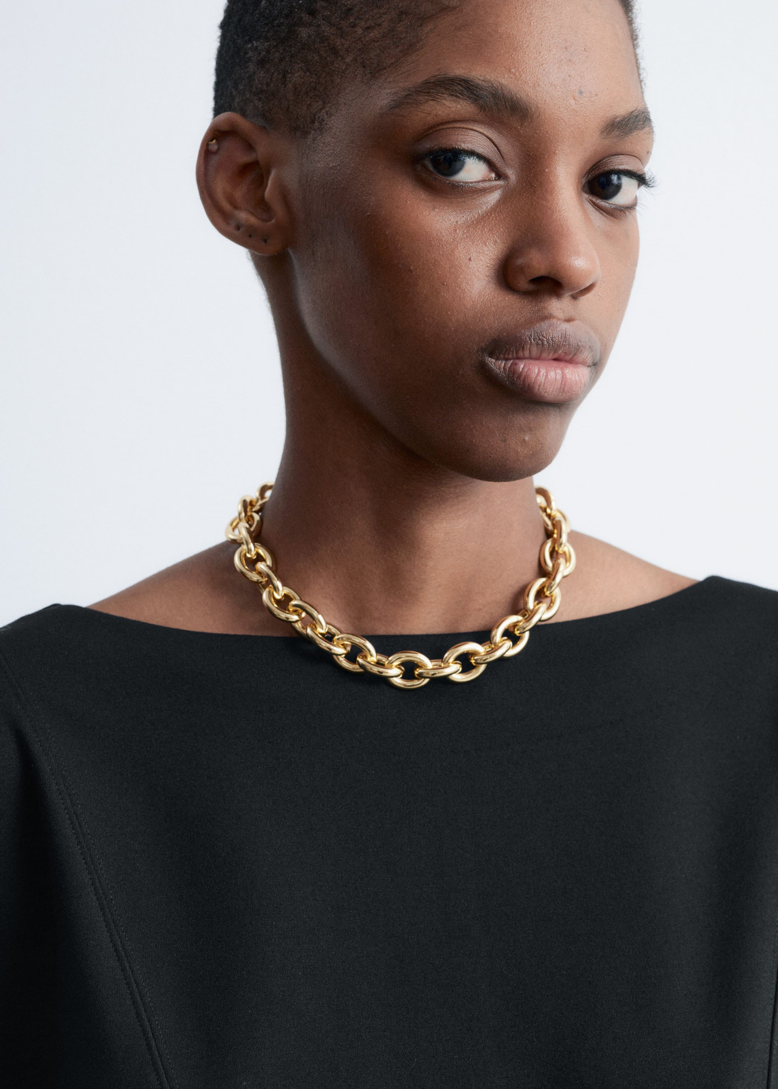 Image of Sculpted Boatneck Top
