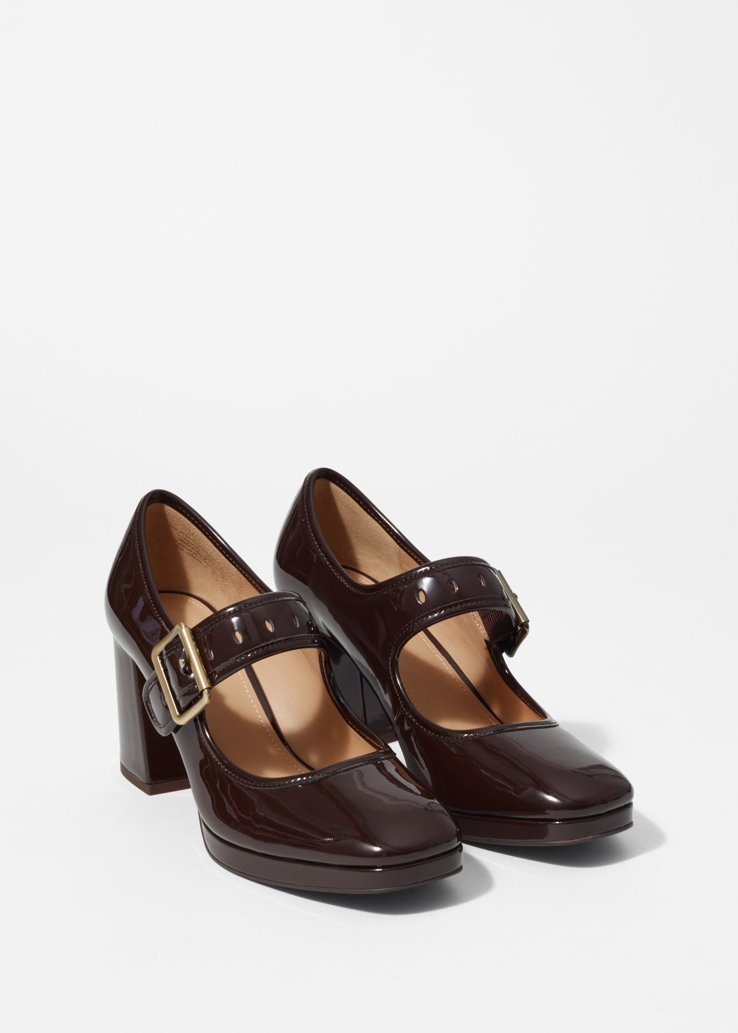 Image of Mary-Jane-Pumps aus Leder