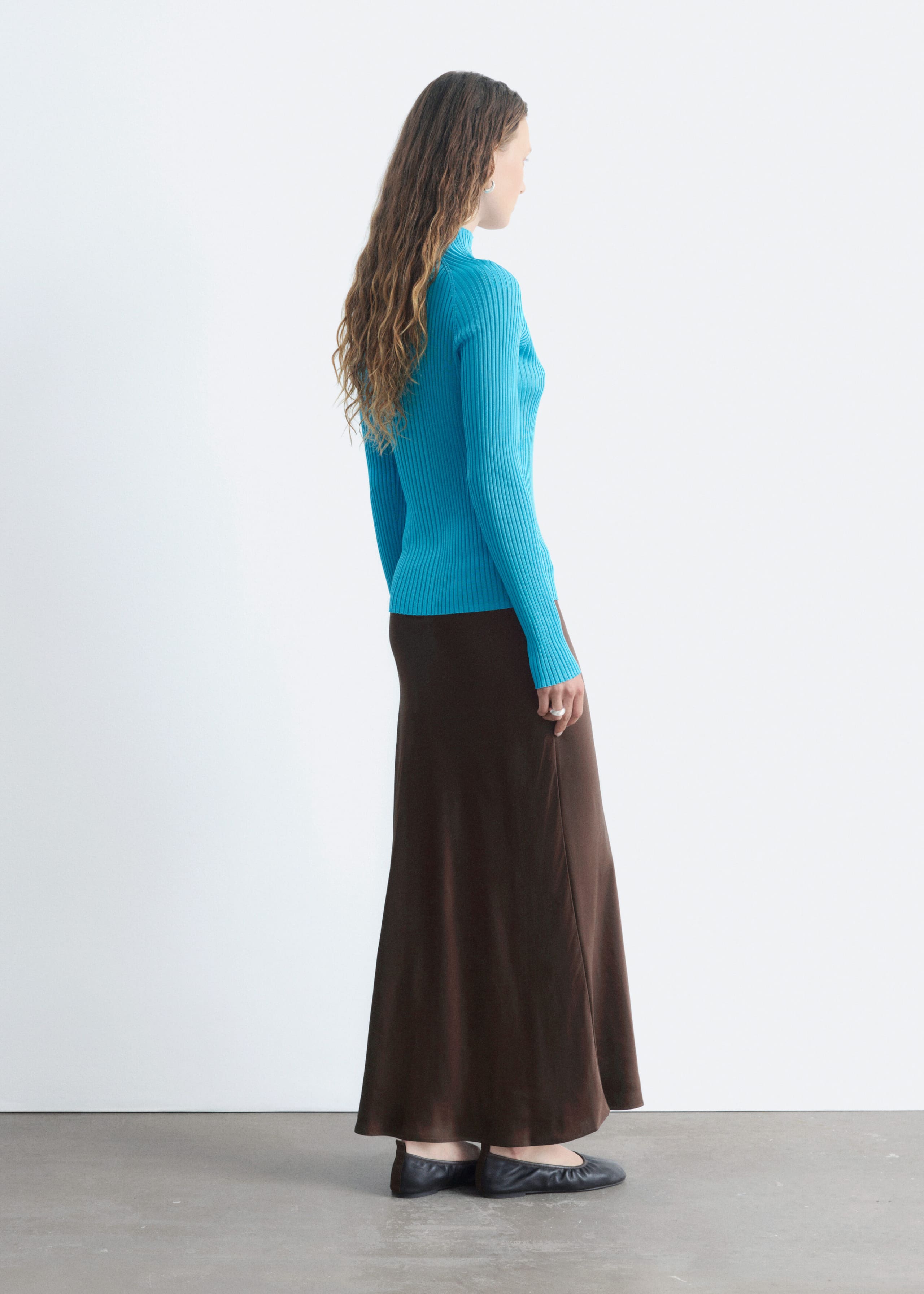 Rib-Knit Top - Turquoise - Still Life