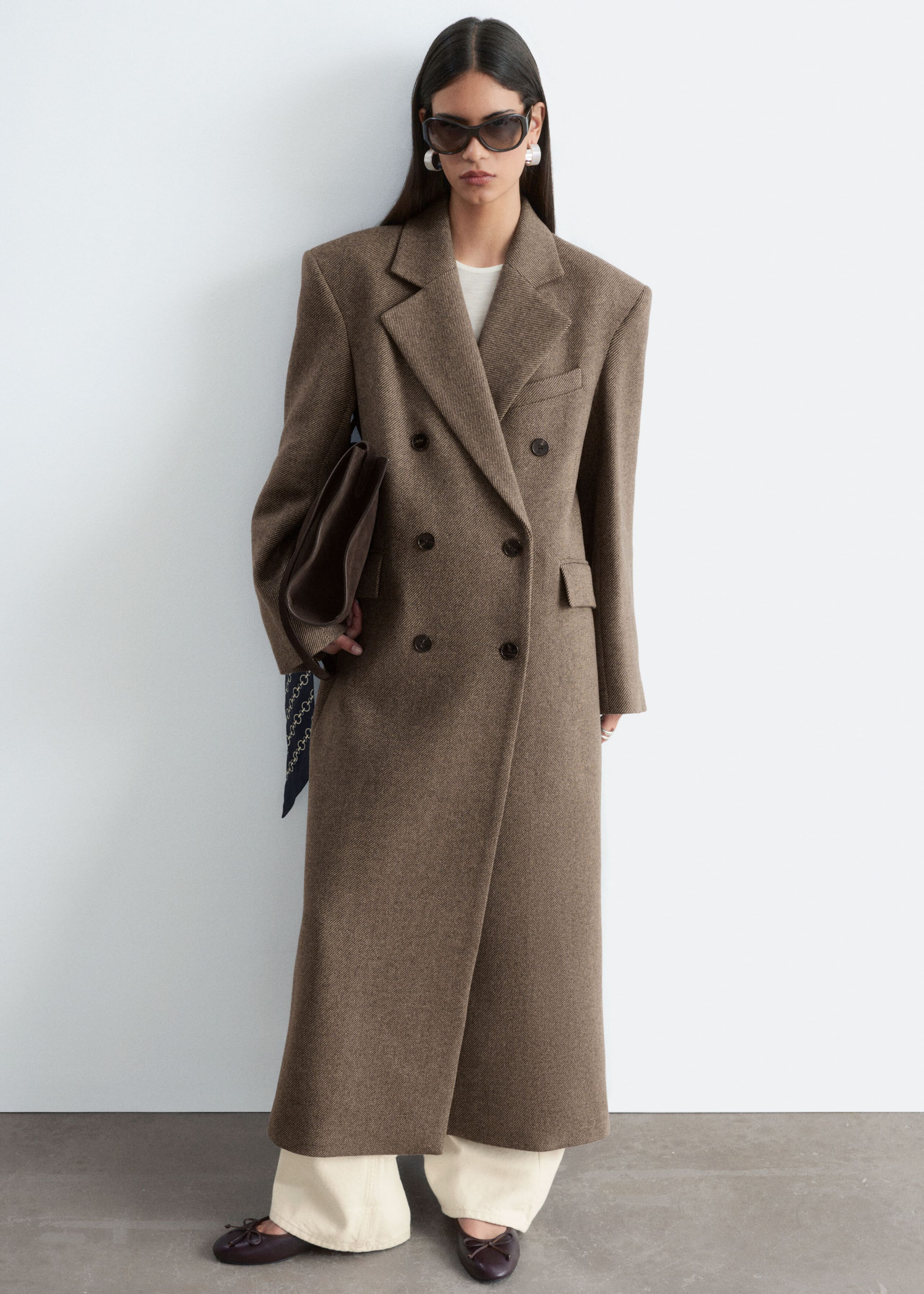 Long Wool Coat - Brown - Still Life