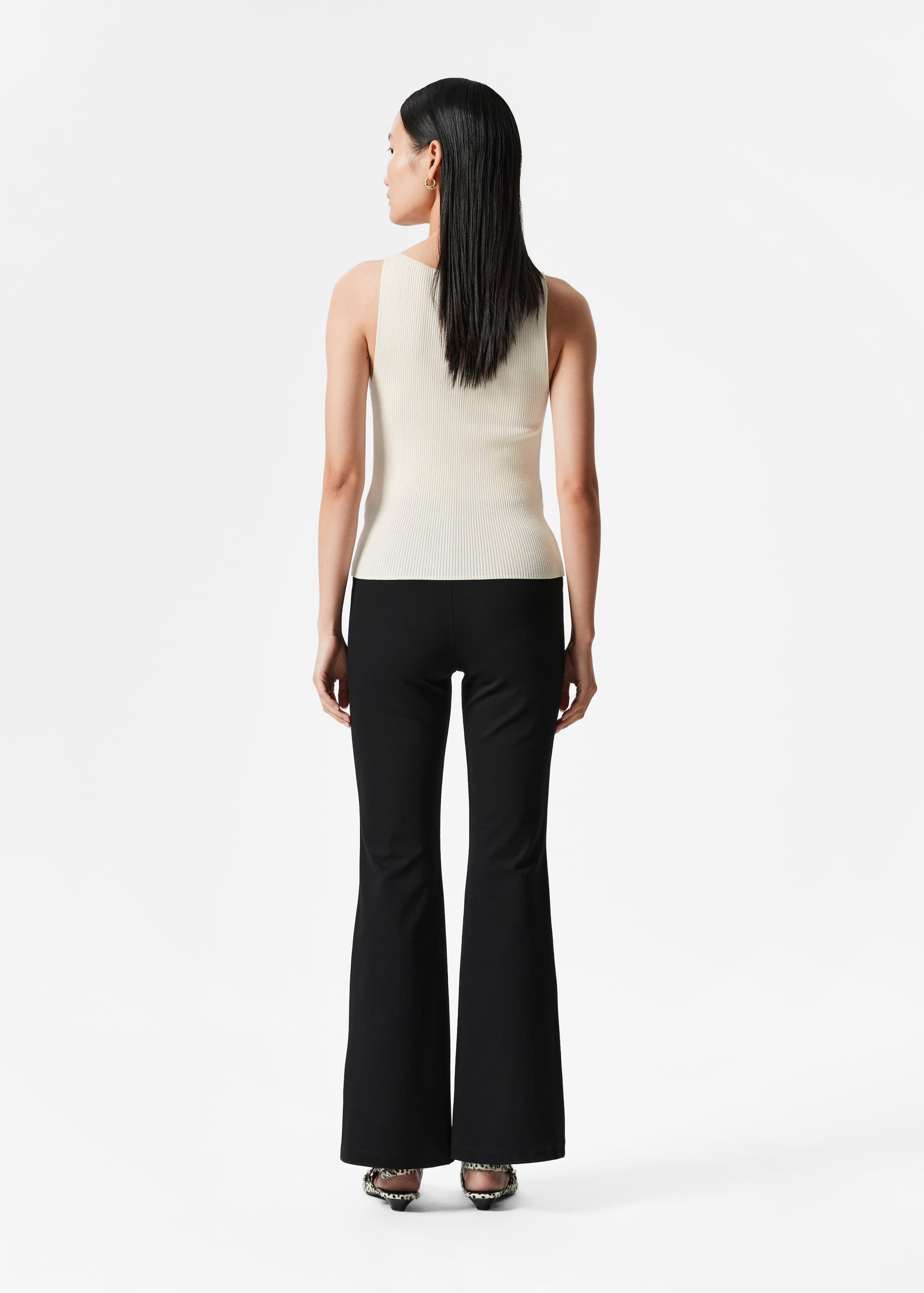 Größeres Bild ansehen: Rippstrick-Tanktop - Weiß - Ladies | H&M DE 4