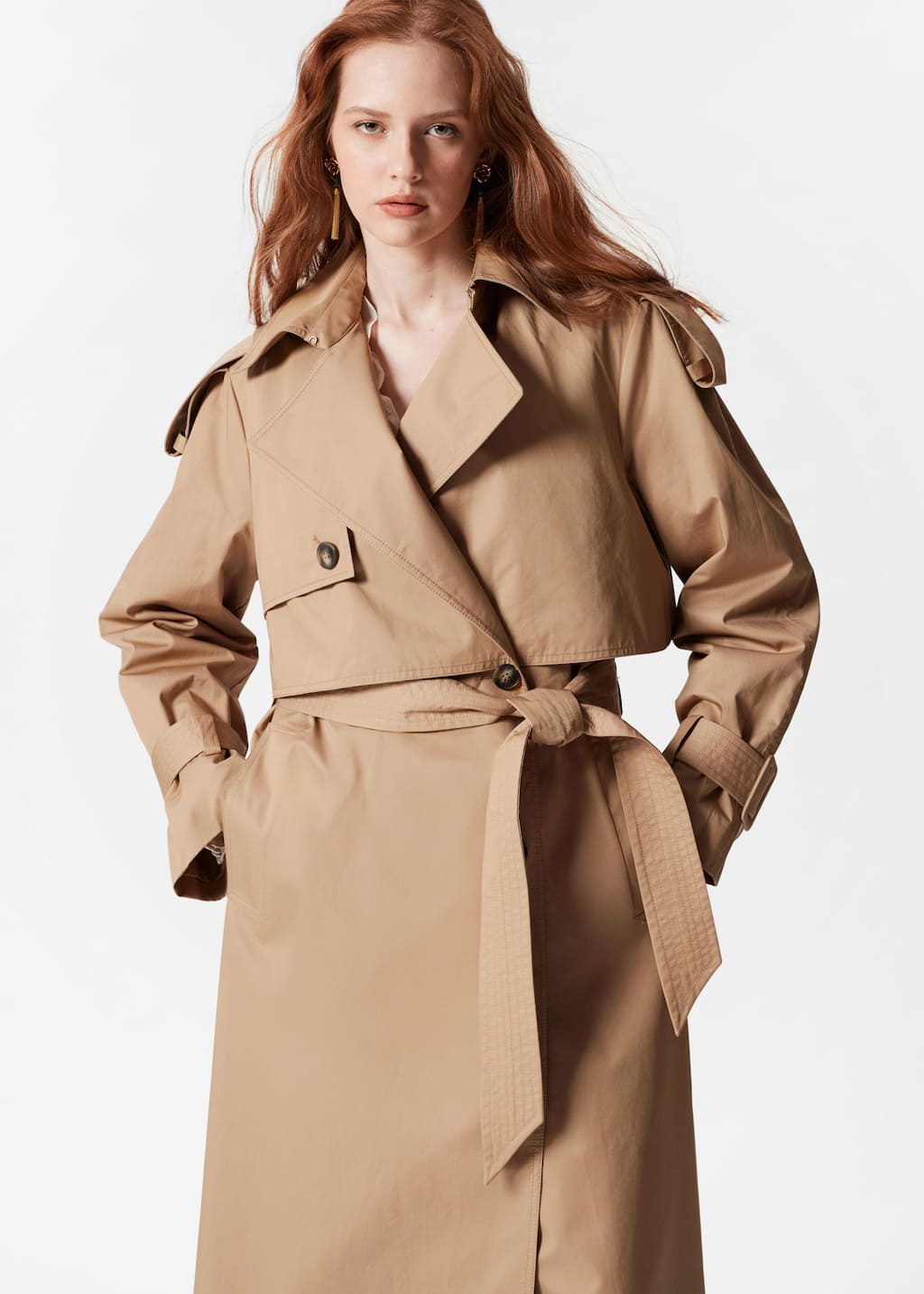 Image of Dubbelknäppt trenchcoat